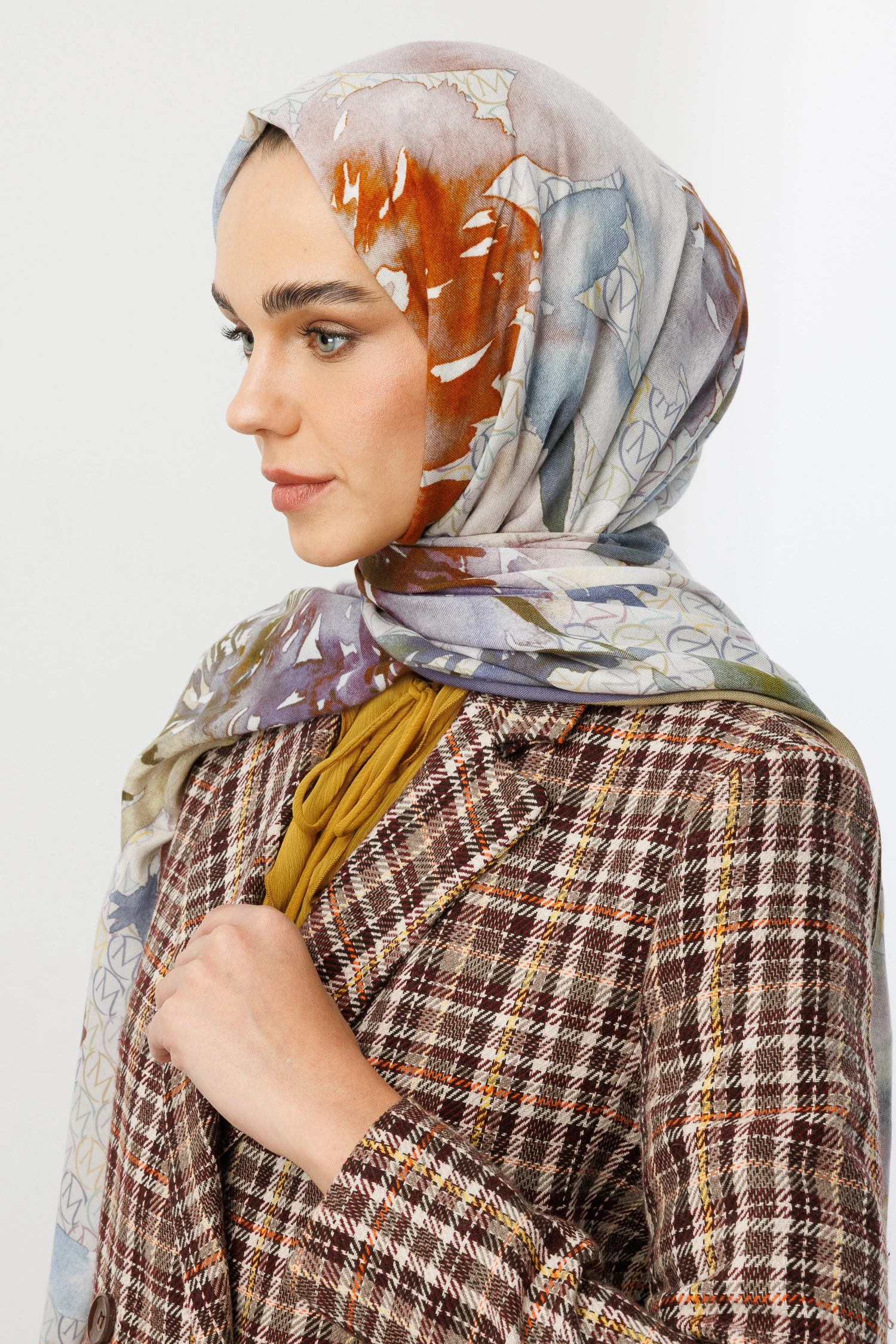 MC Desen Rami Şal - Lavender