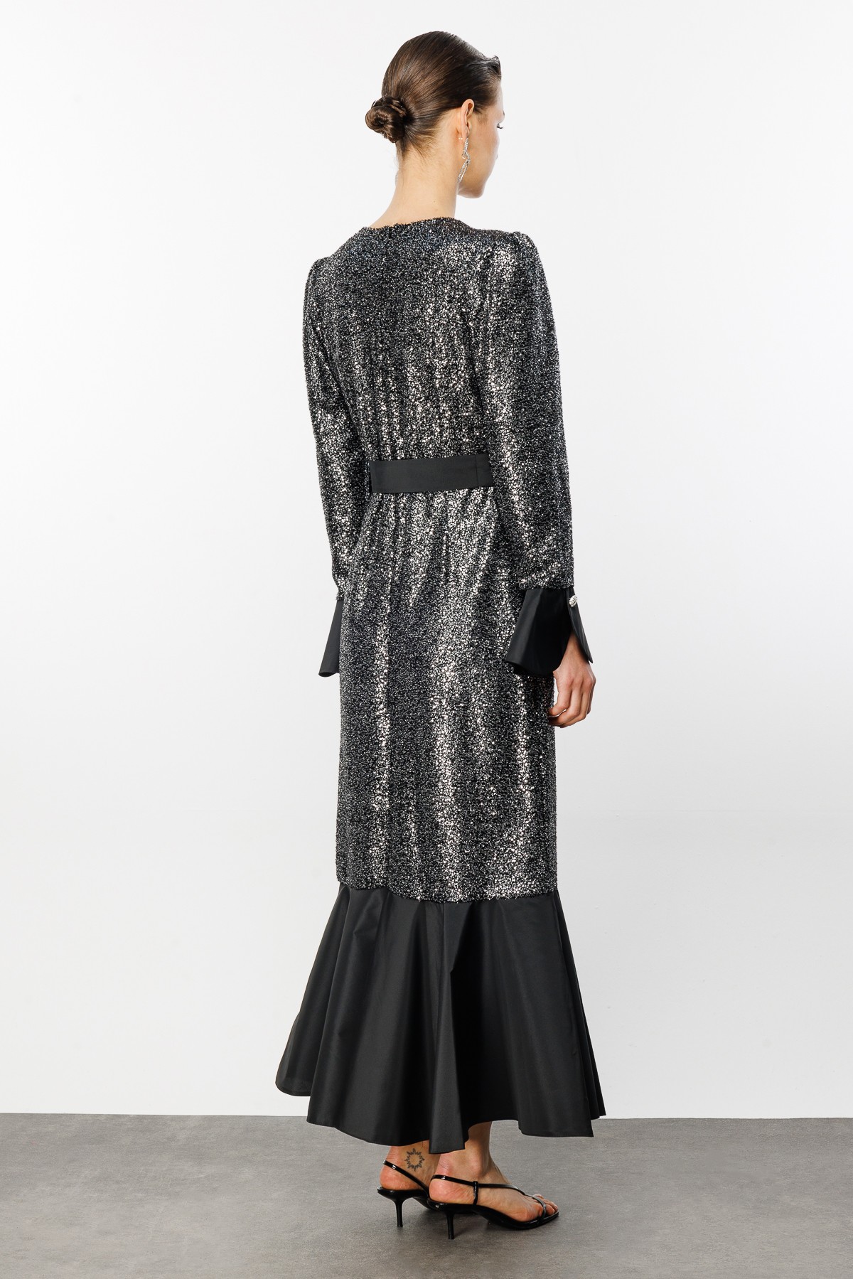 Stilva Shiny Dress - Silver