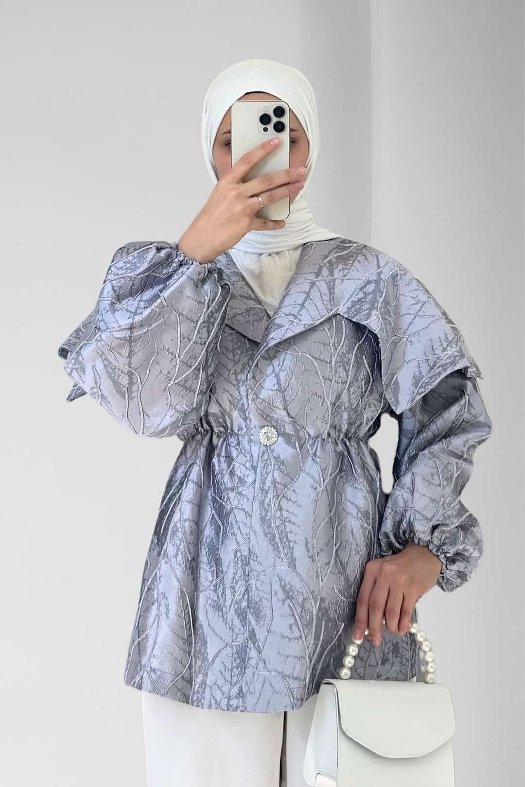 yuuuki！AMERI GLITTER JACQUARD JACKET Ameri┊GLITTER JACQUARD TAILORED JK&PT Ameri GLITTER