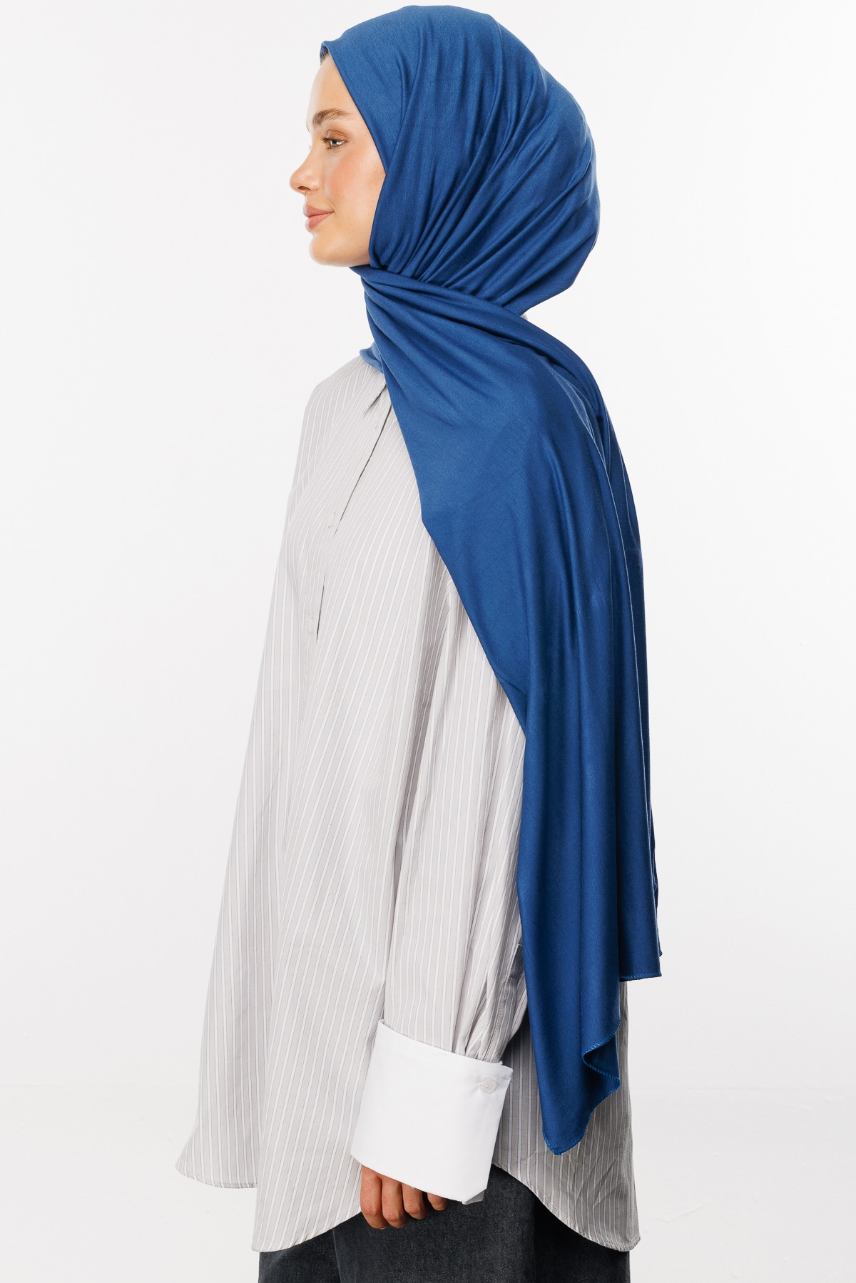 Jersey Shawl - Midnight Blue