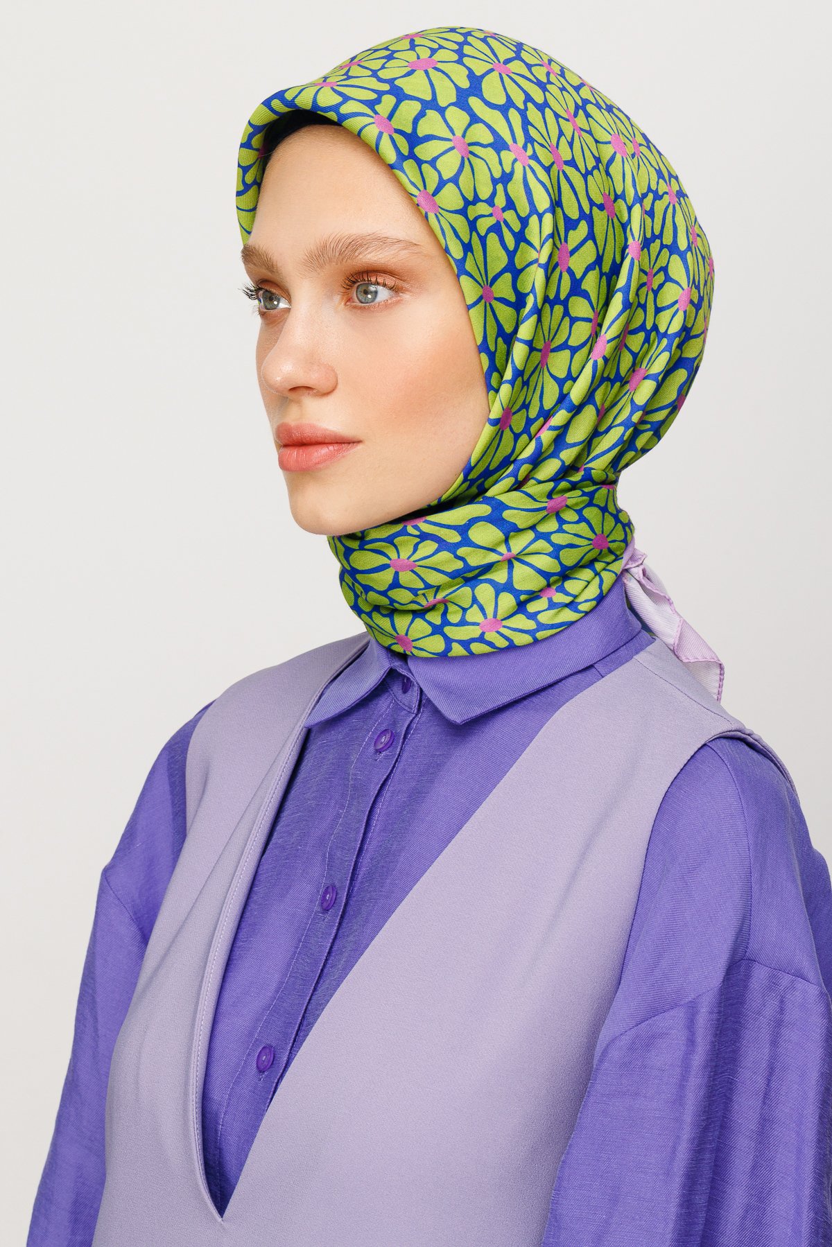 Clover Desen Dijital Soft Eşarp