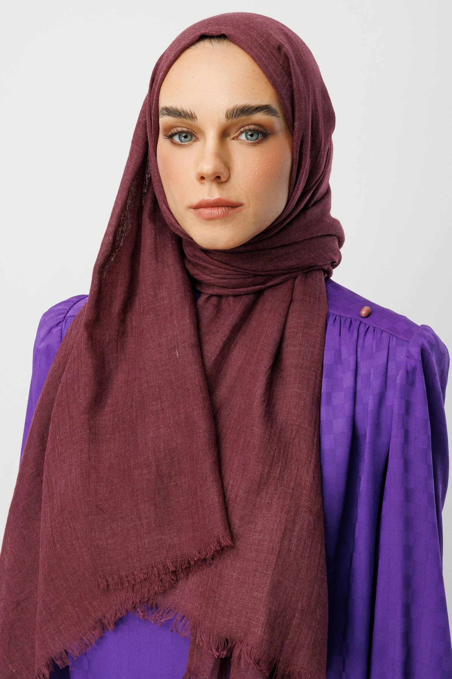 Dubai Şal - Mürdüm