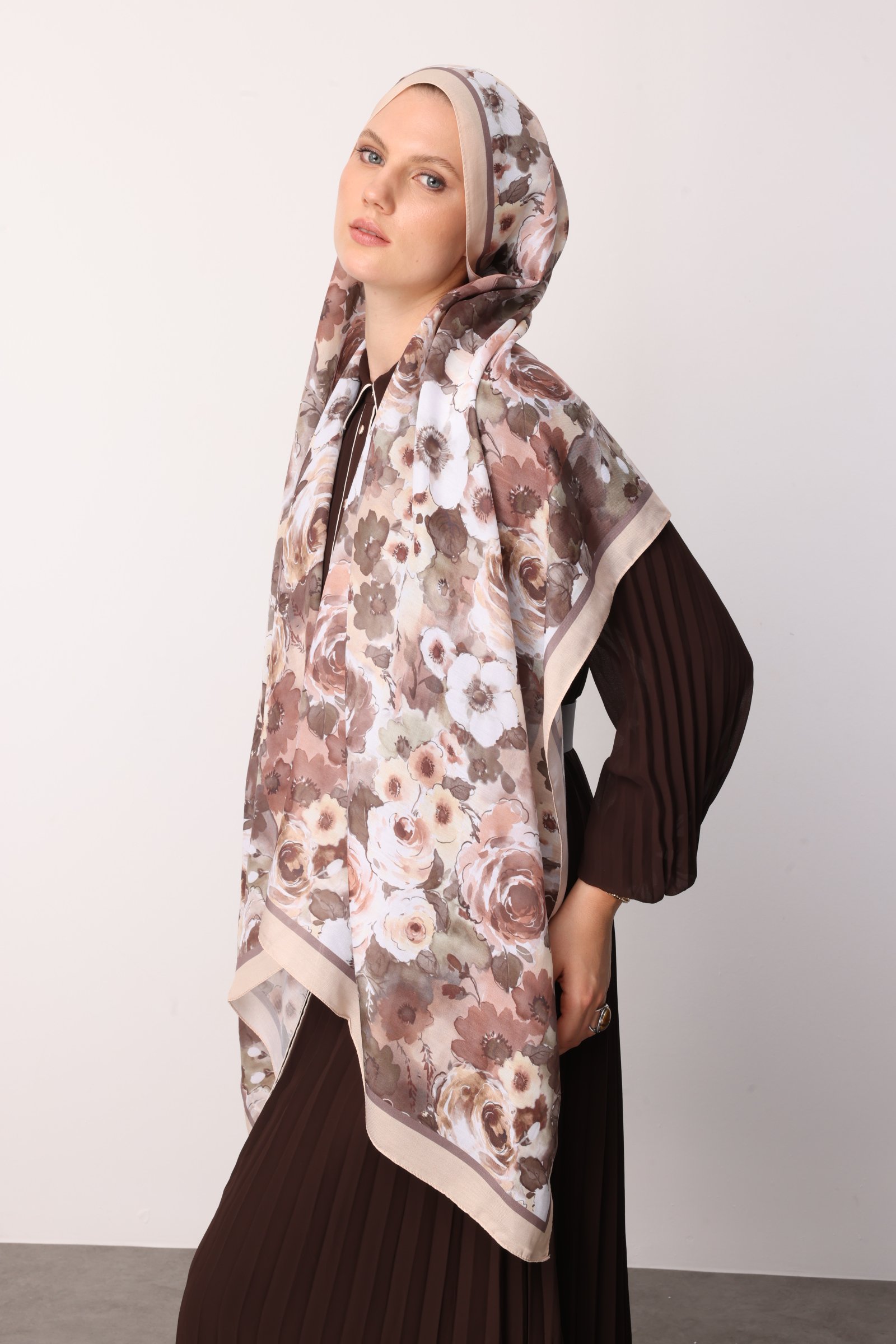 Patterned Cotton Shawl