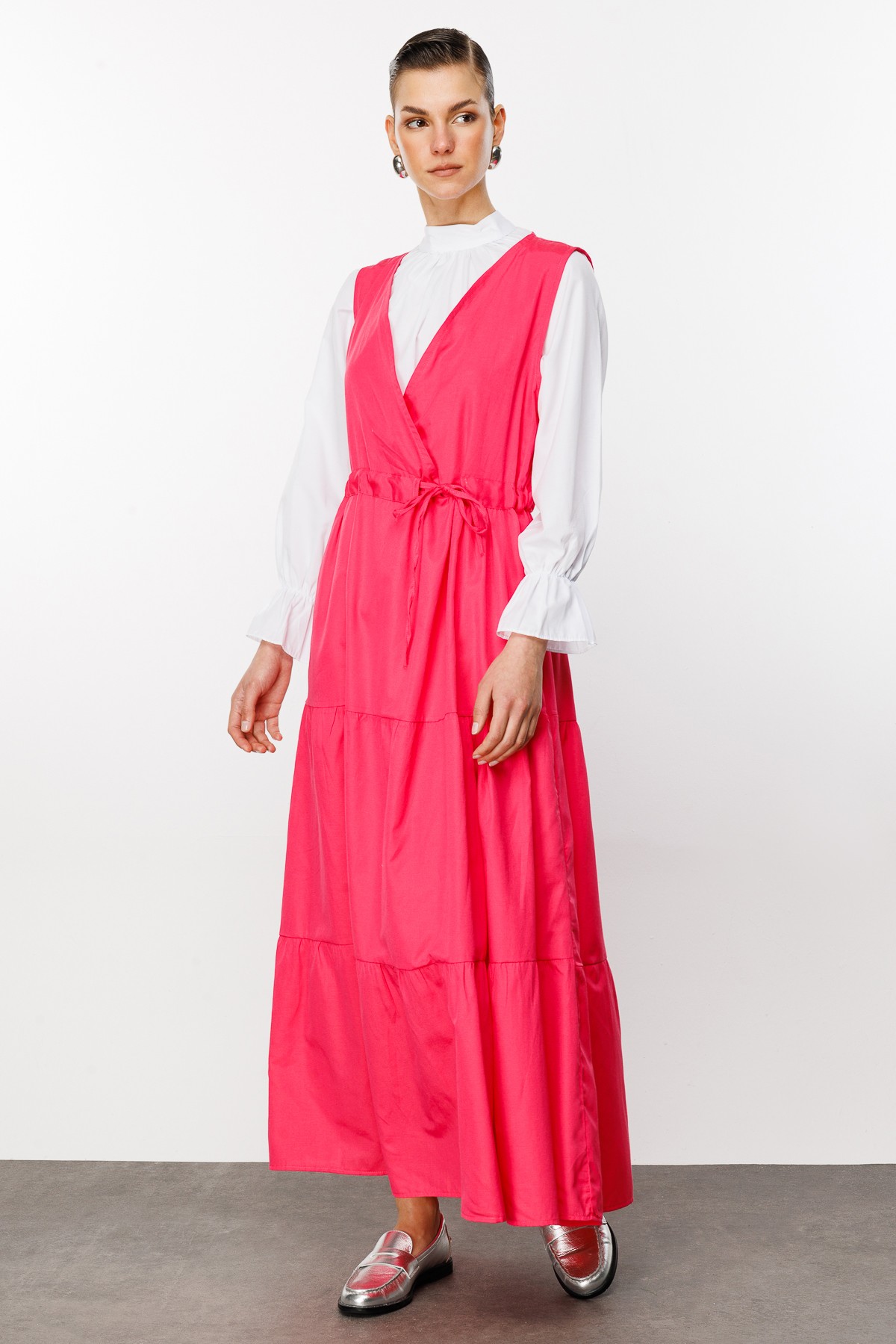 Casual Dress - Fuchsia