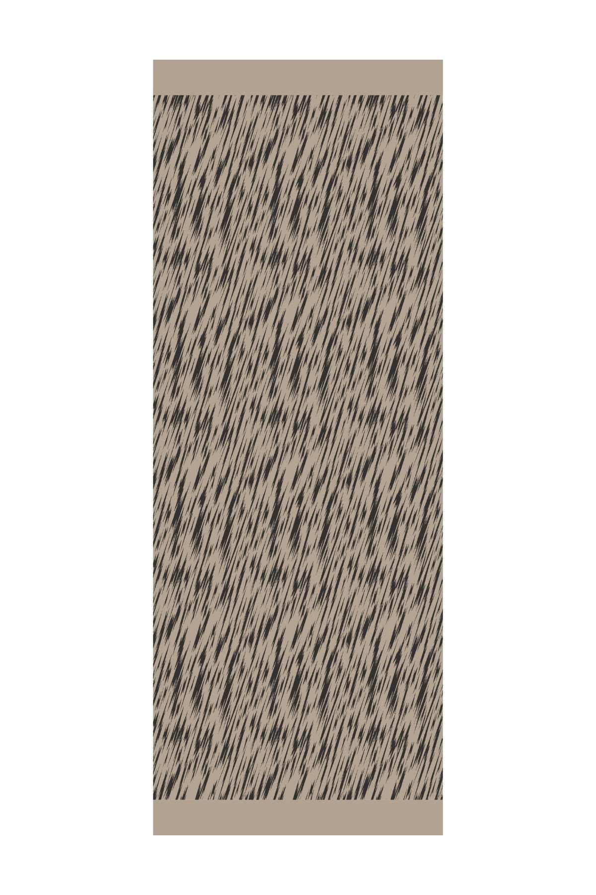 Marrakech Double Sided Shawl - Black-Beige