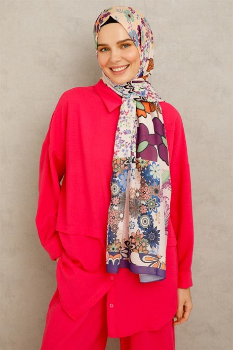 Ethnic Pattern Digital Soft Hijab