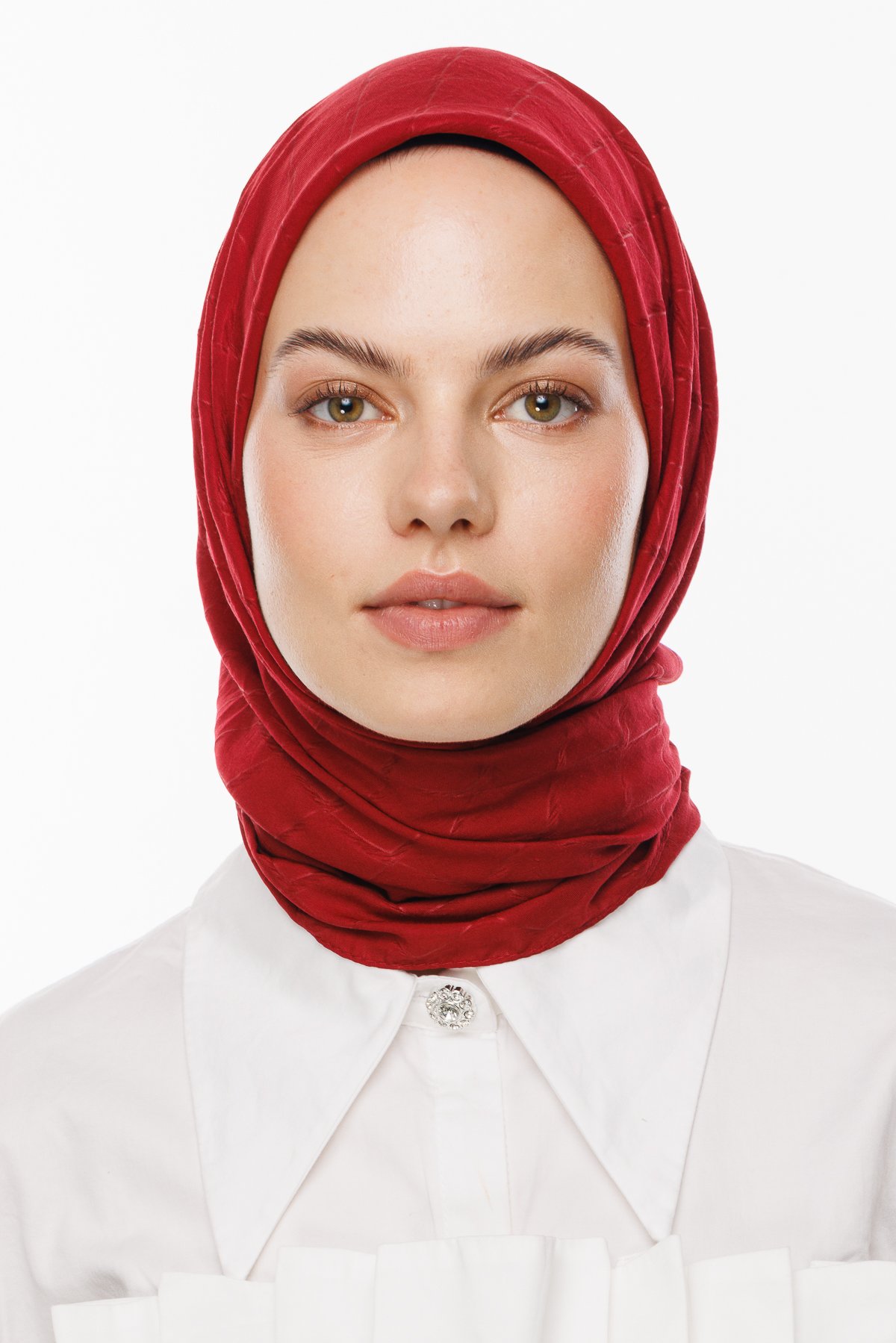 Bambu Jakar Eşarp - Bordo