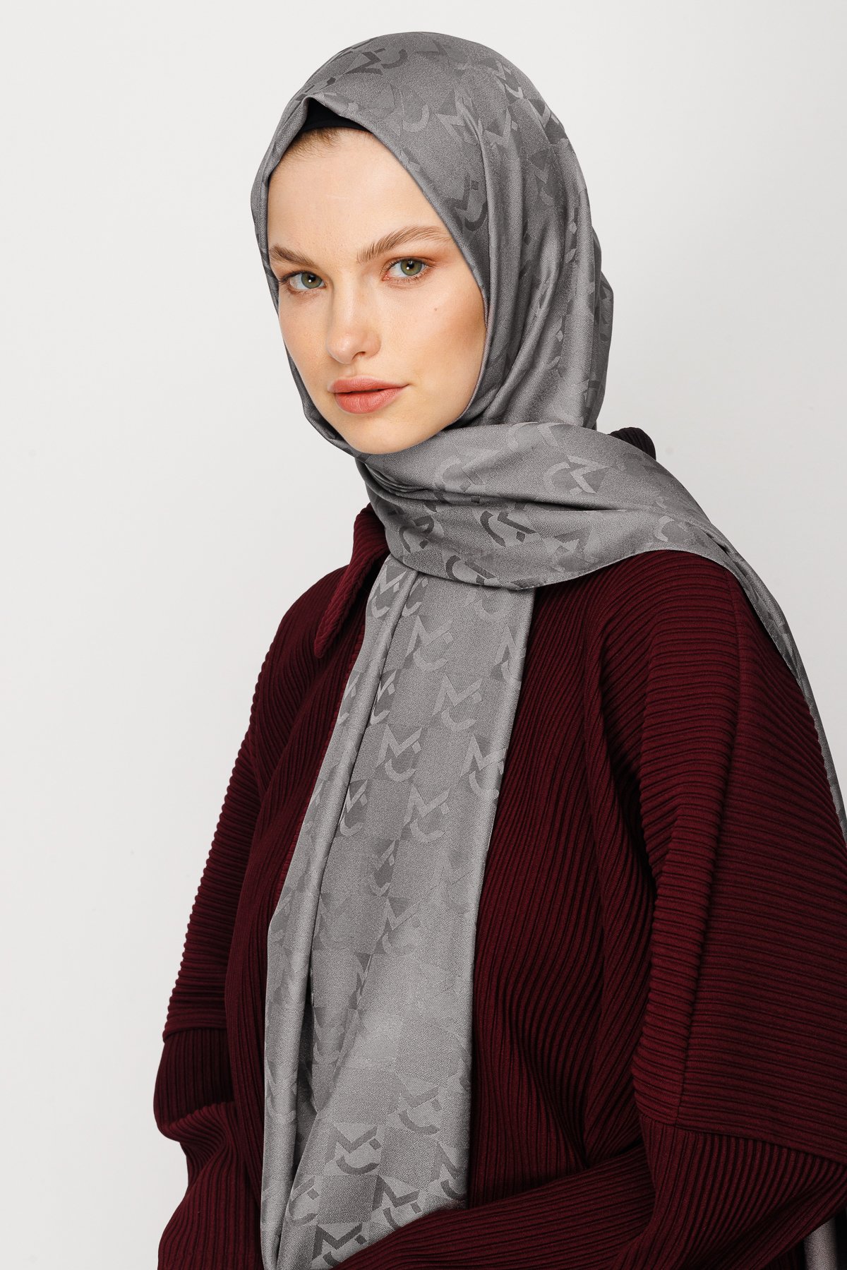 MC Pattern Jacquard Hijab