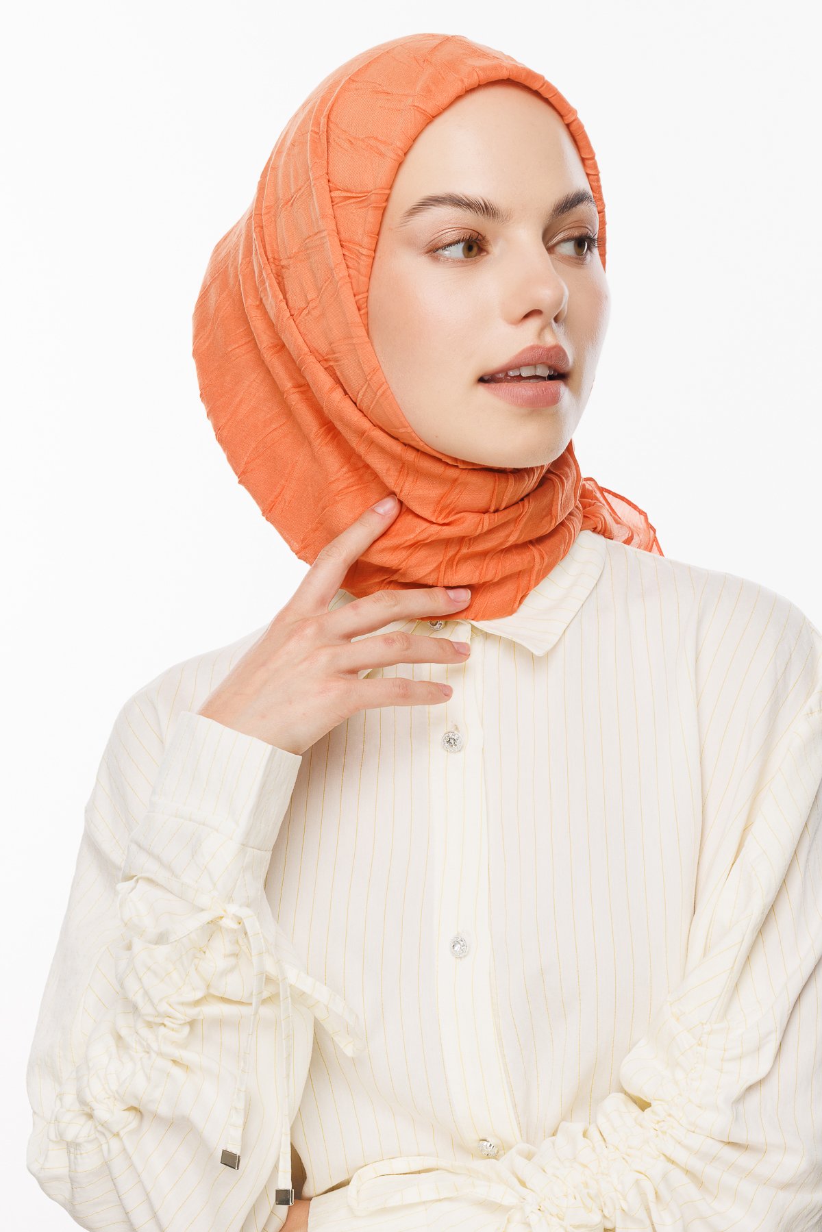 Pleated Bamboo Scarf