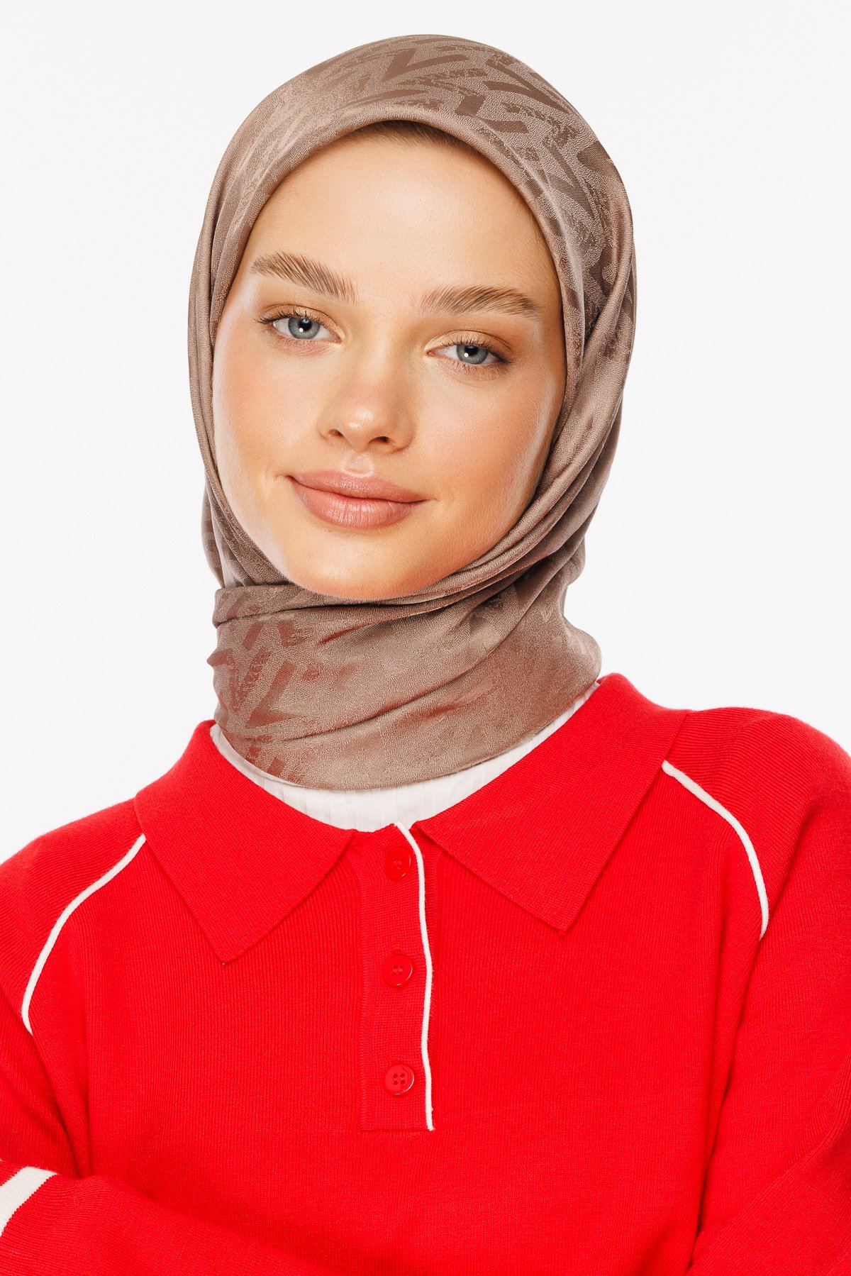 Nova Pattern Luxury Jacquard Scarf - Canyon