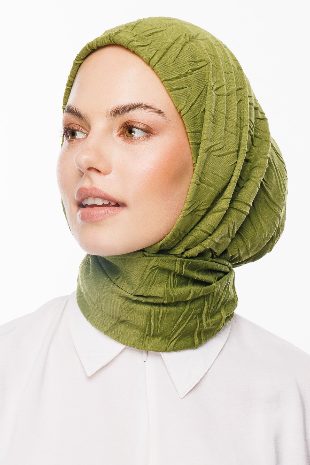 Pleated Bamboo Scarf