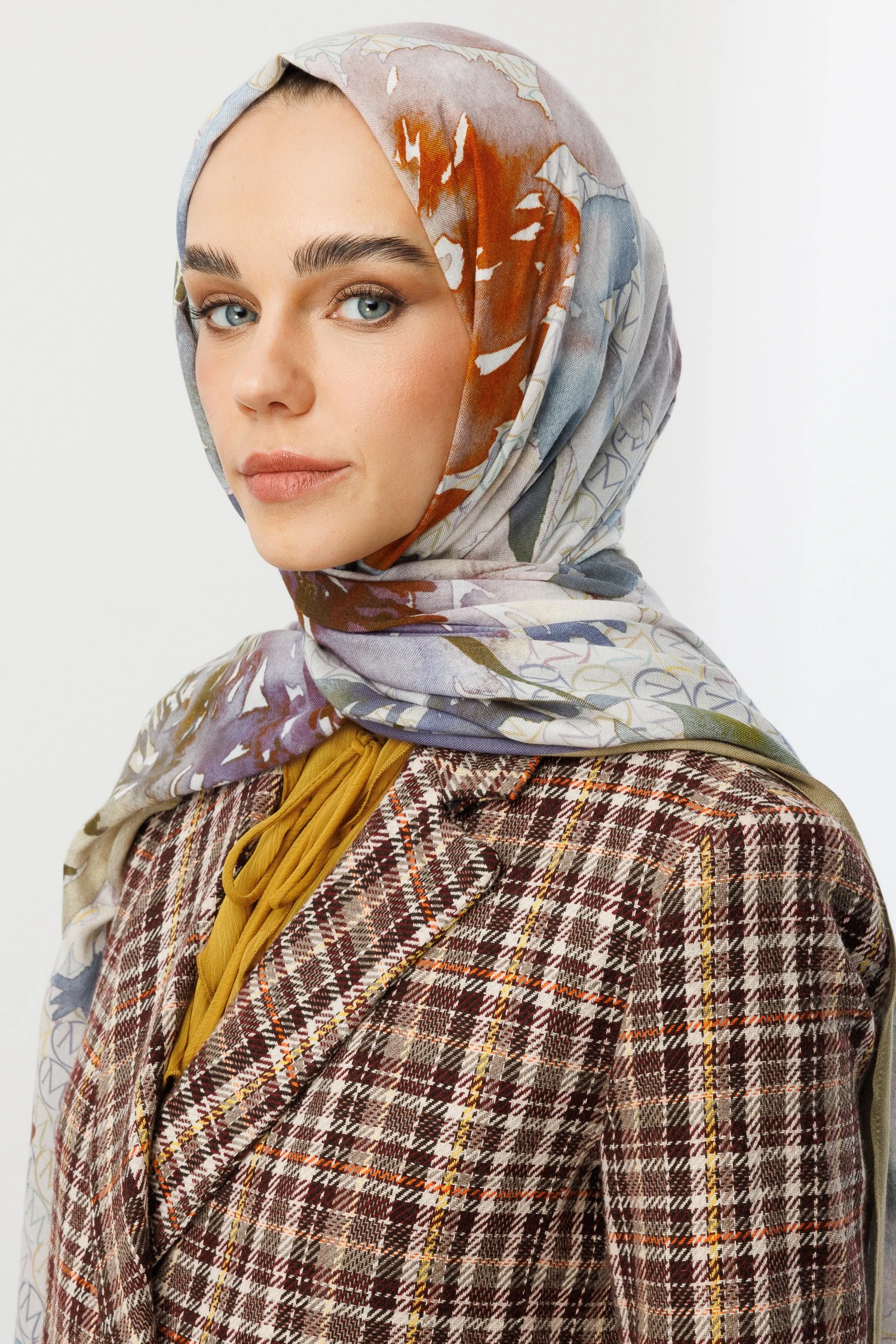 MC Desen Rami Şal - Lavender