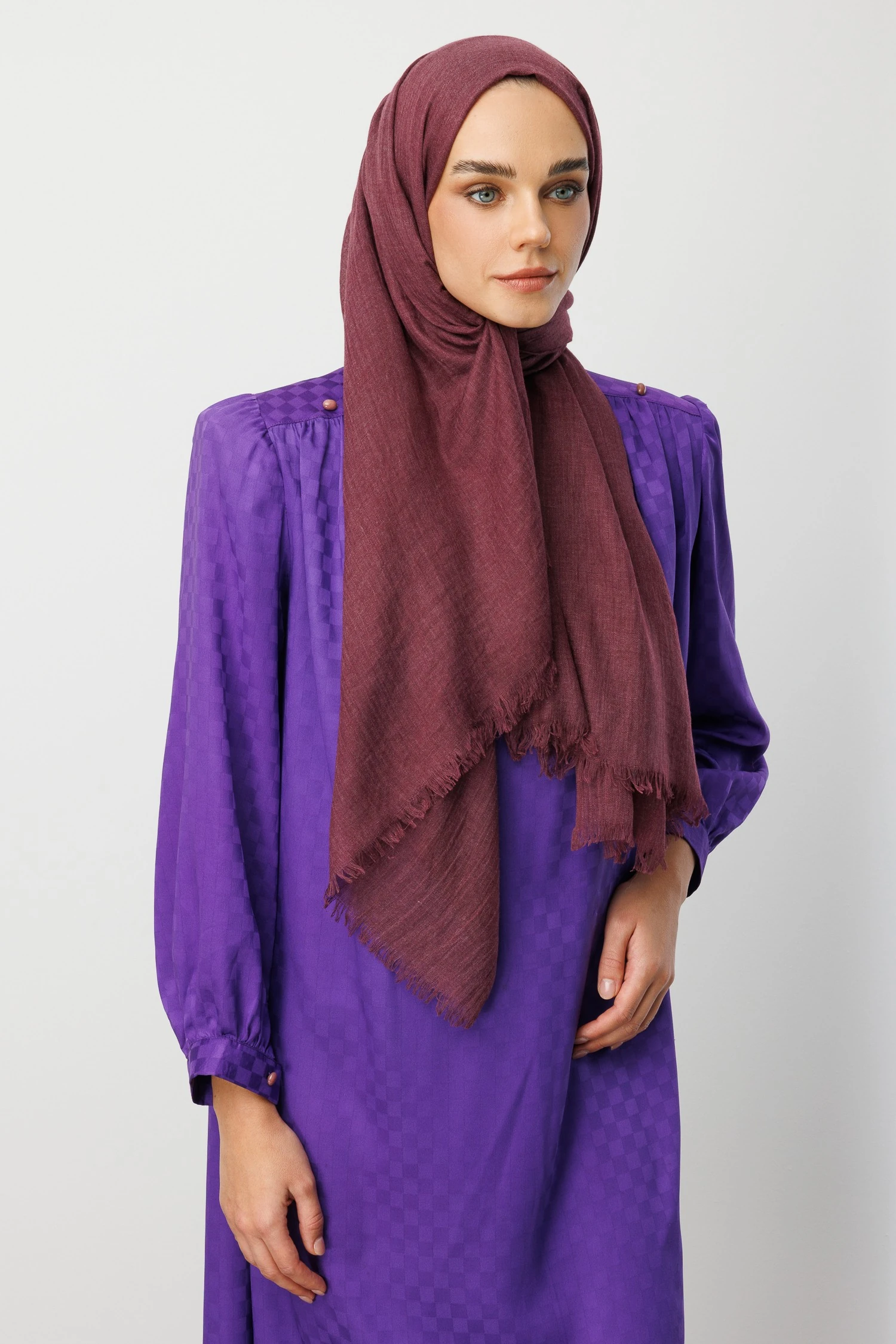 Dubai Şal - Mürdüm