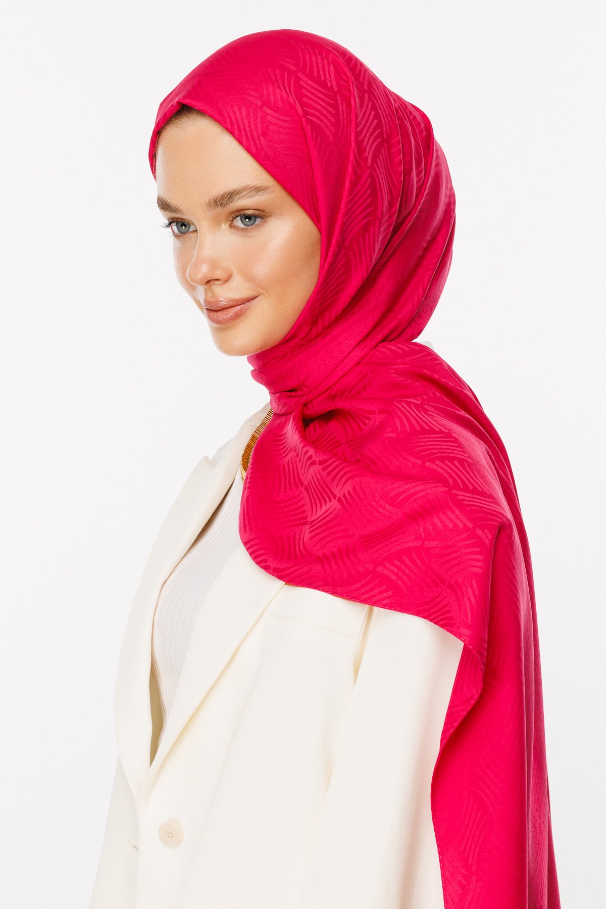 Aura Pattern Silk Jacquard Hijab