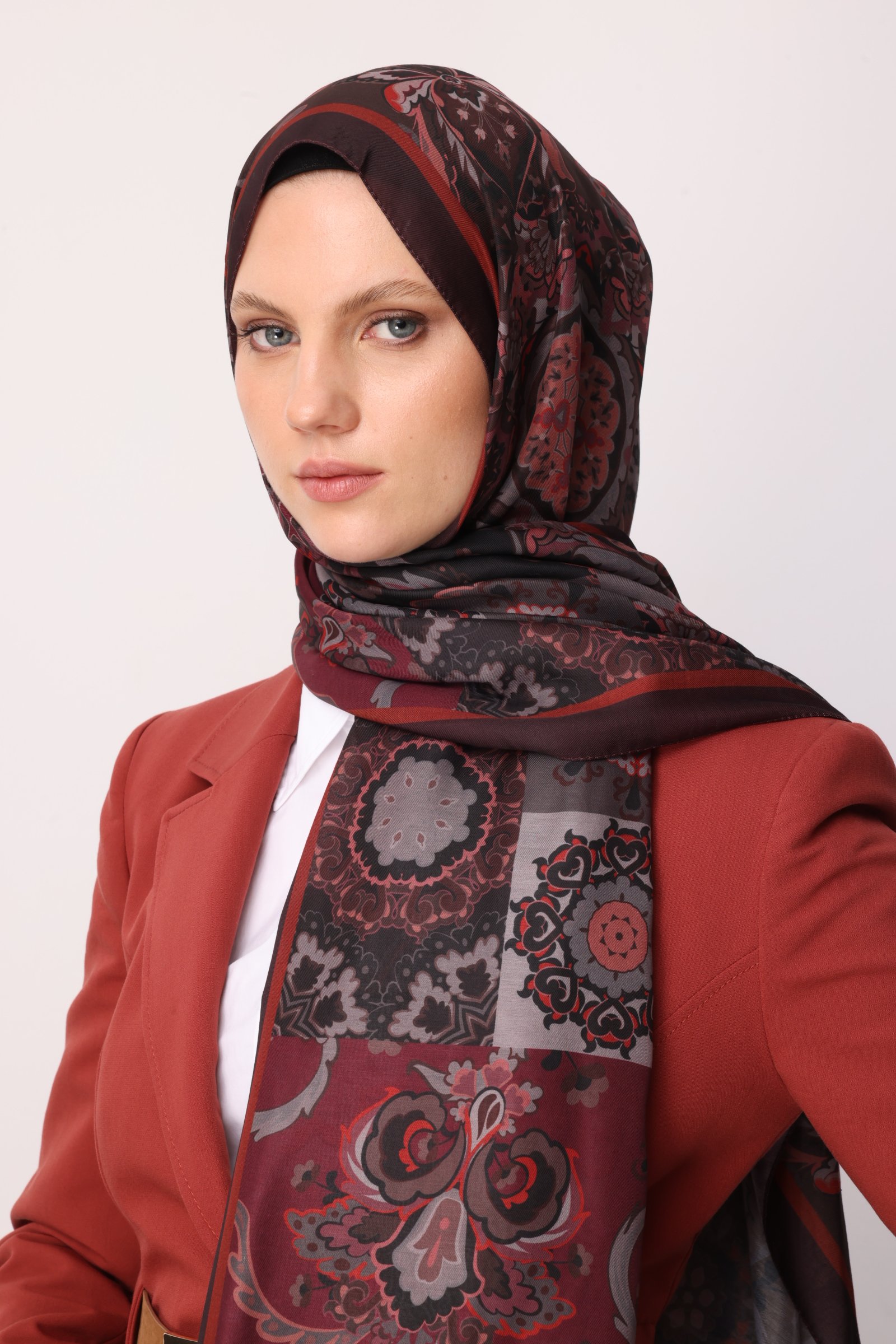 Patterned Cotton Shawl