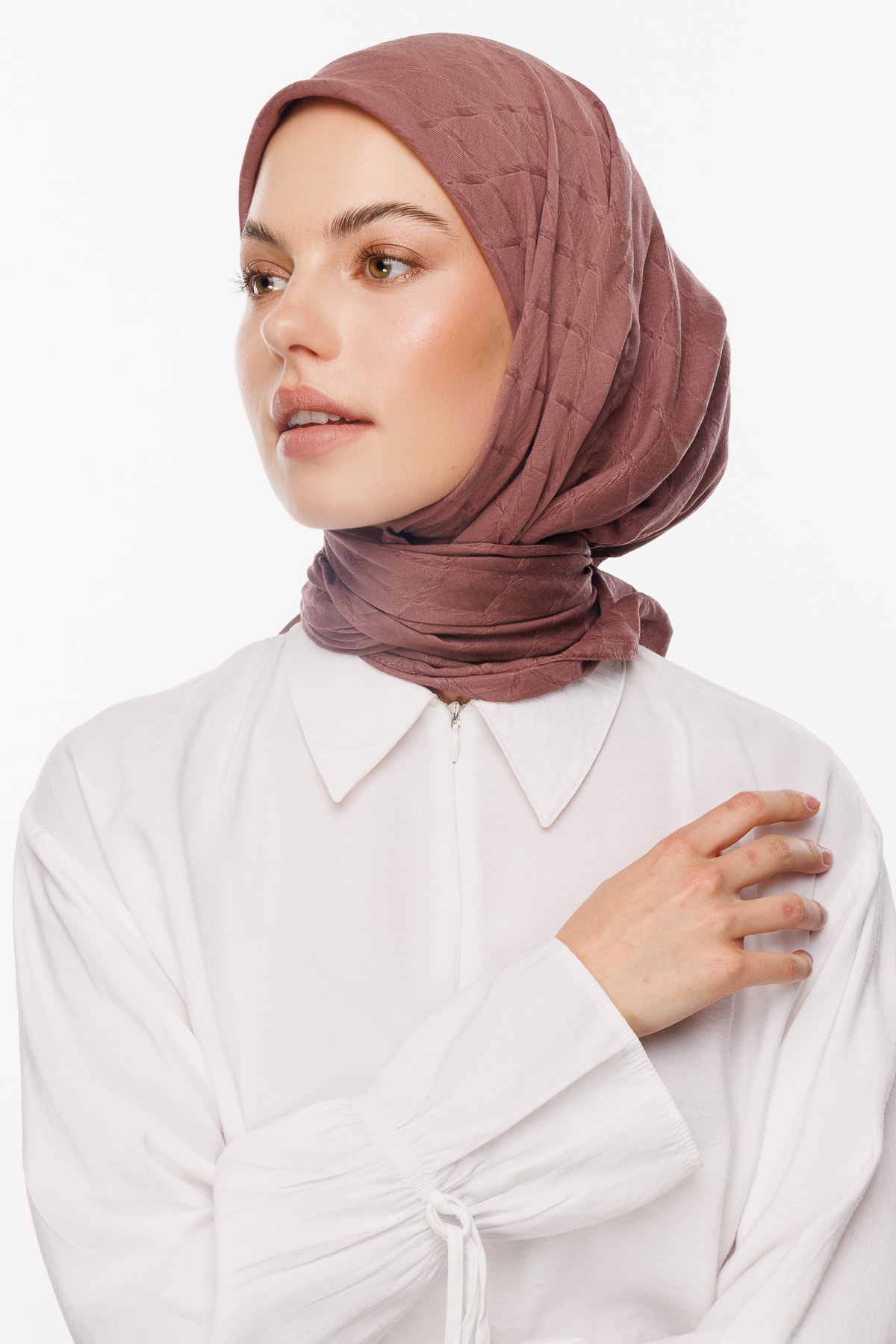 Bamboo Jacquard Scarf - Waterside