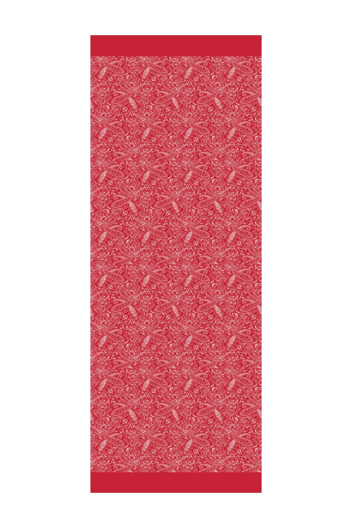 Marrakech Double Sided Shawl - Burgundy-Mint Green