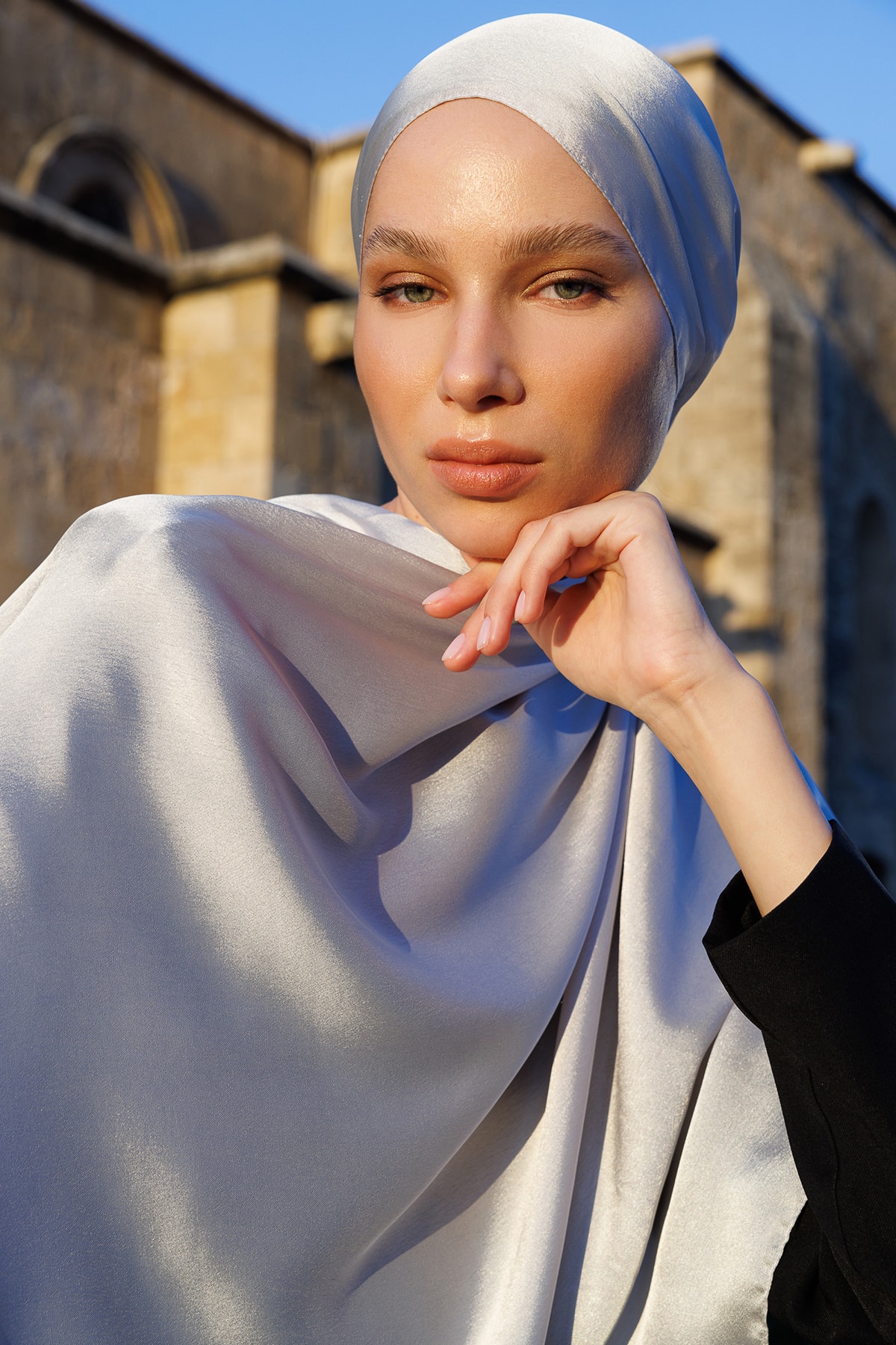 Diamond Aura Shawl - Silver