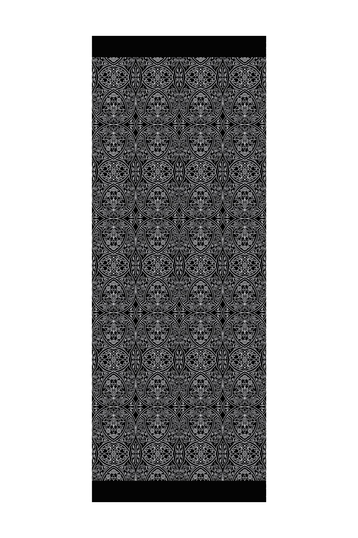 Marrakech Double Sided Shawl - Black-Black