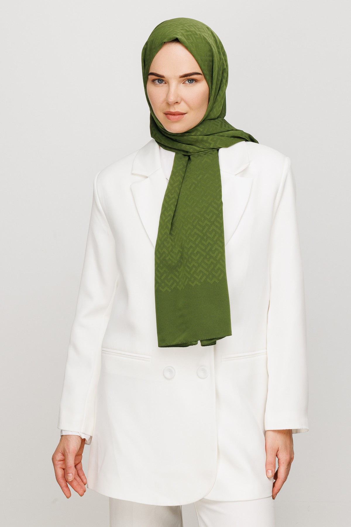 Z Pattern Silky Jacquard Hijab