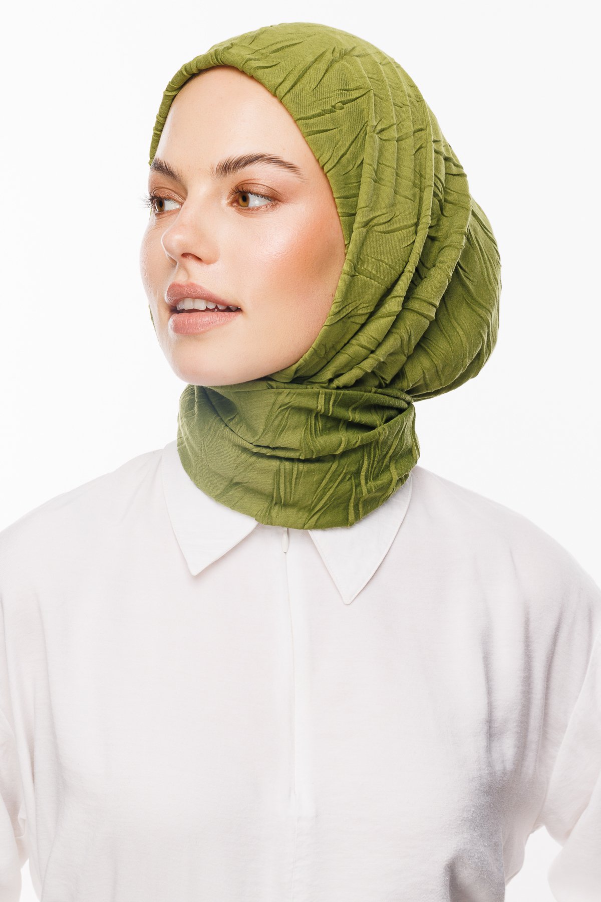 Pleated Bamboo Scarf