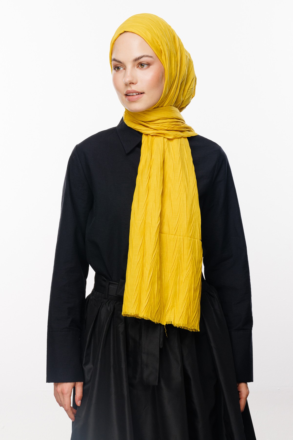 Pleated Bamboo Hijab