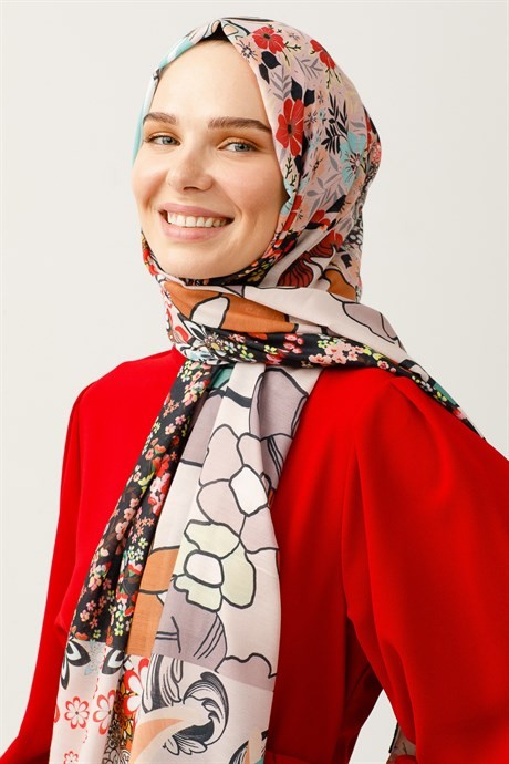 Ethnic Pattern Digital Soft Hijab