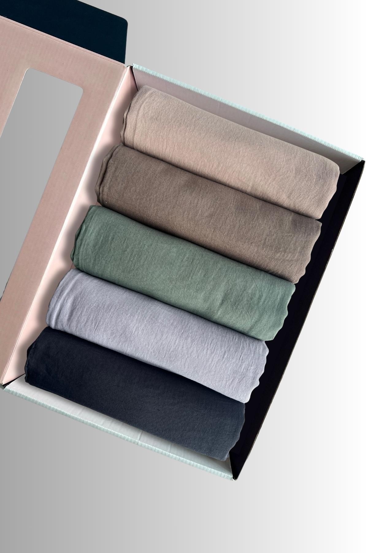 Cotton Crash Hijab Color Box-7