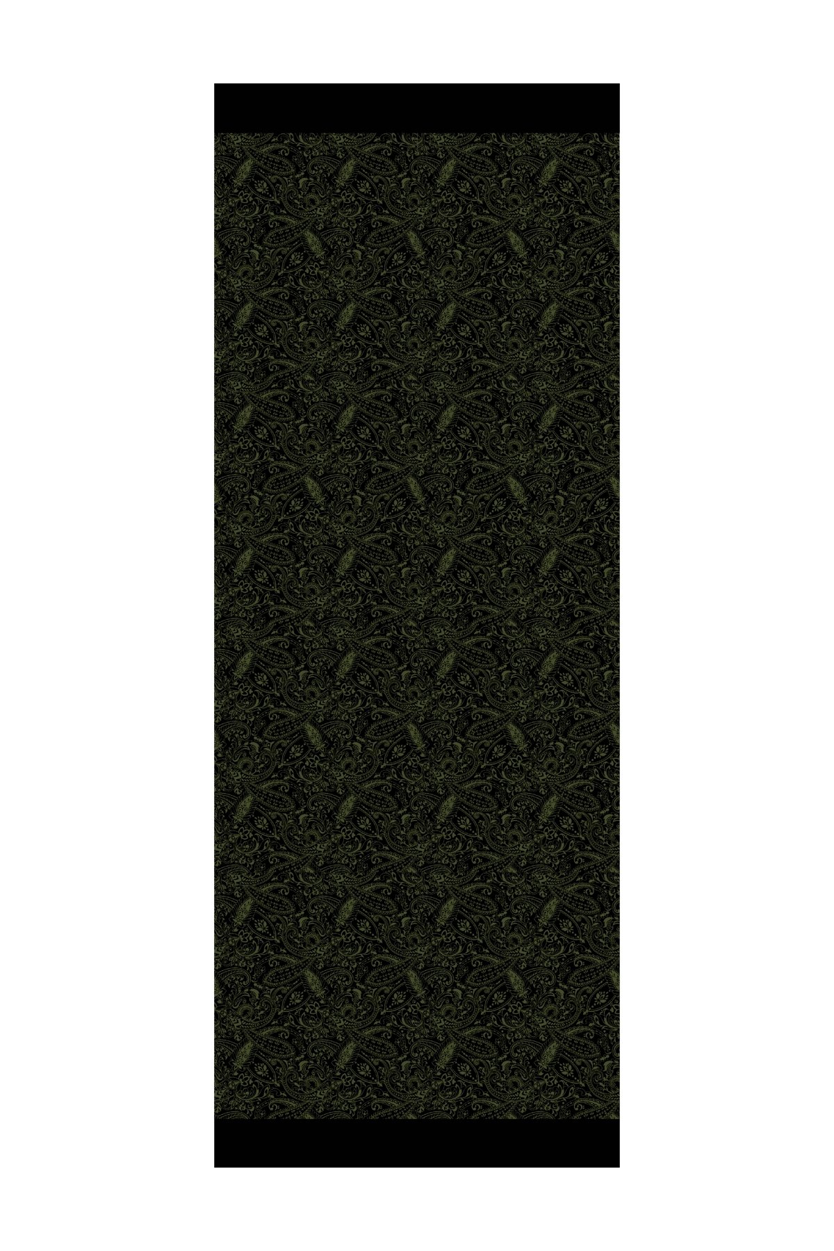 Marrakech Double Sided Shawl - Black-Khaki