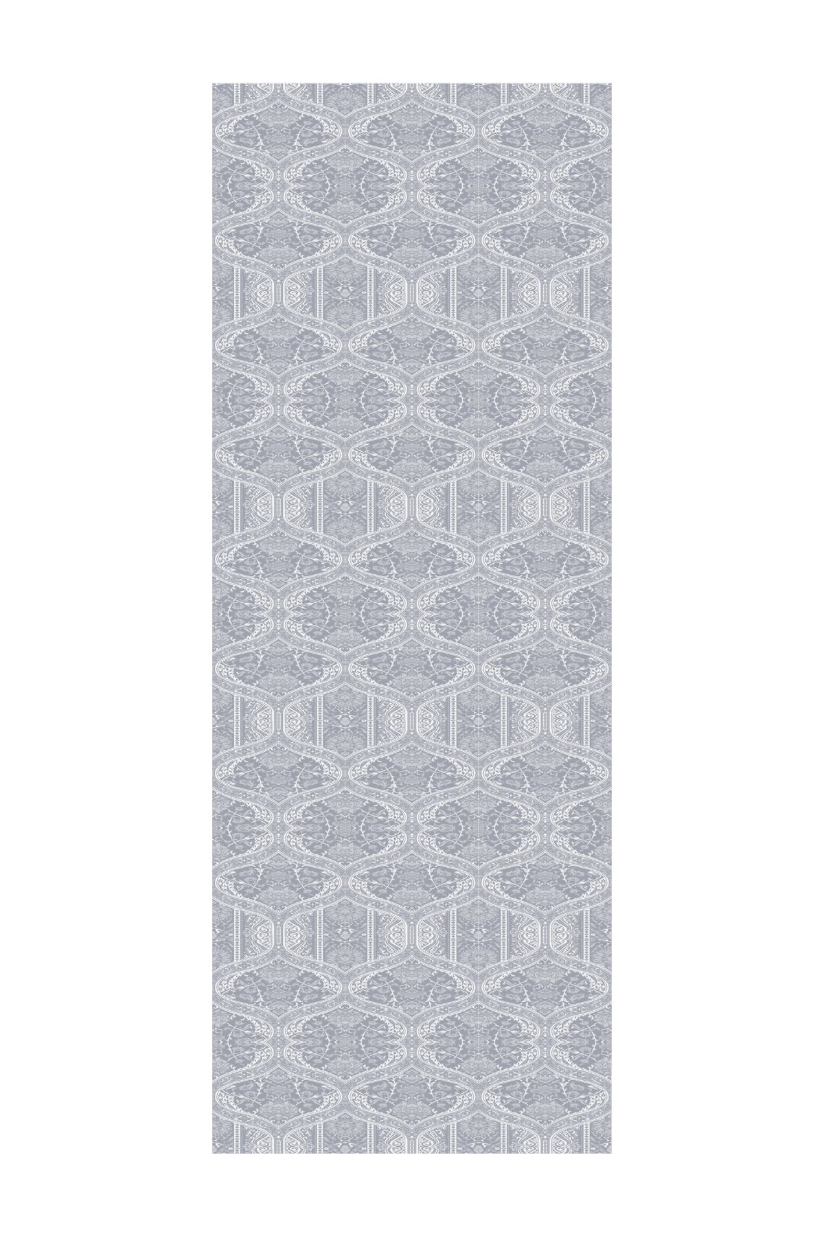 Shline Line Viscose Shawl - Gray-Gray