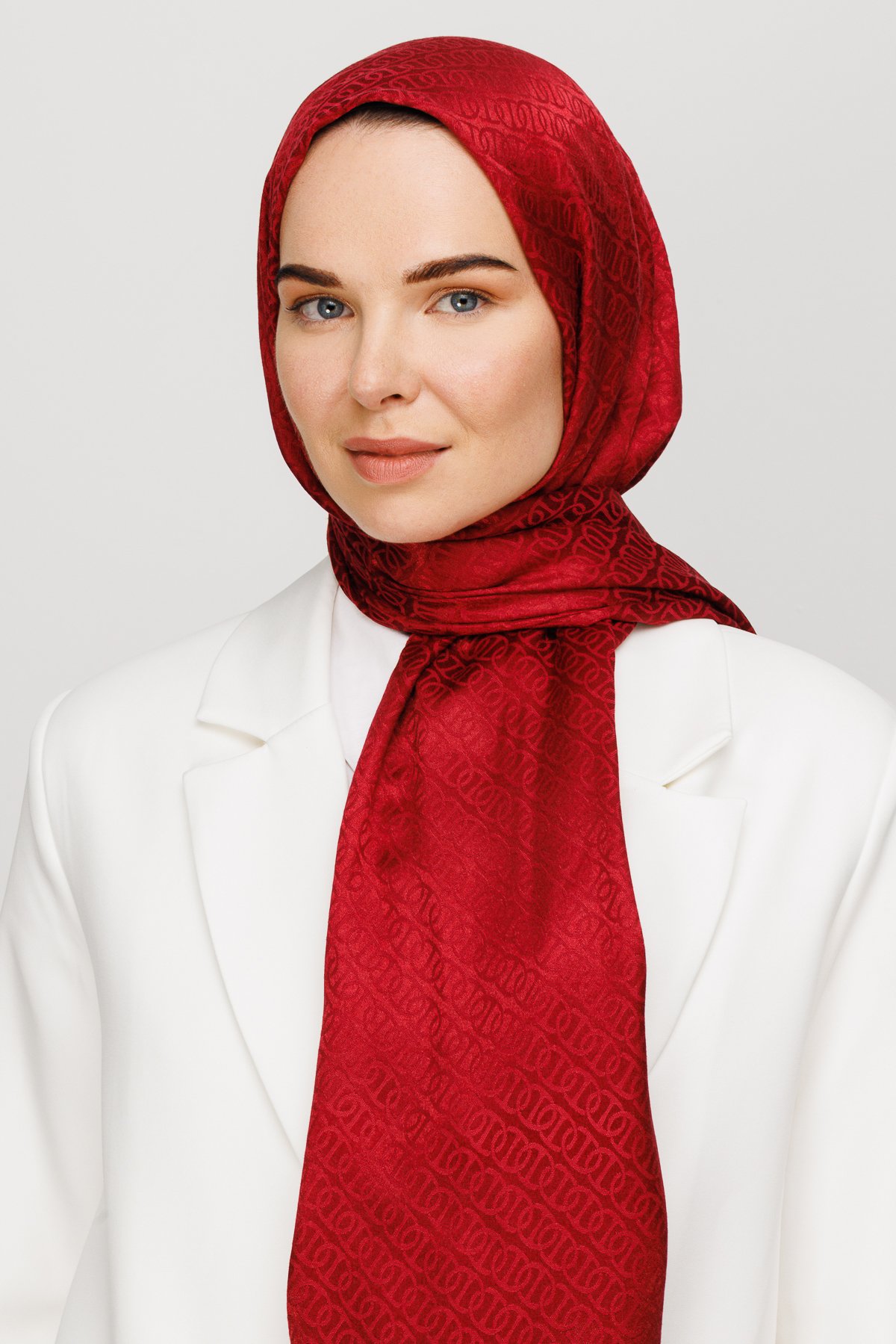 Gemustertes Glänzendes Jacquard Hijab