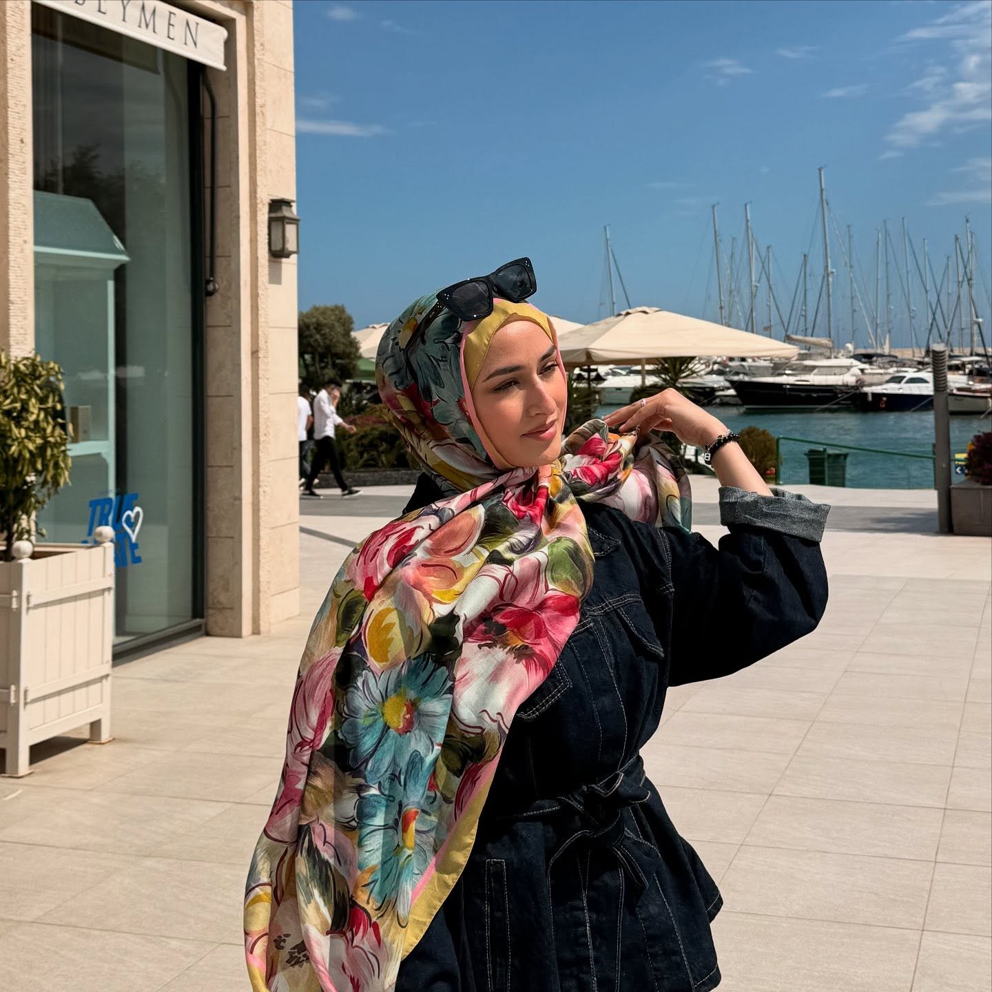 Kayısı Rossel Desen Pamuk Şal