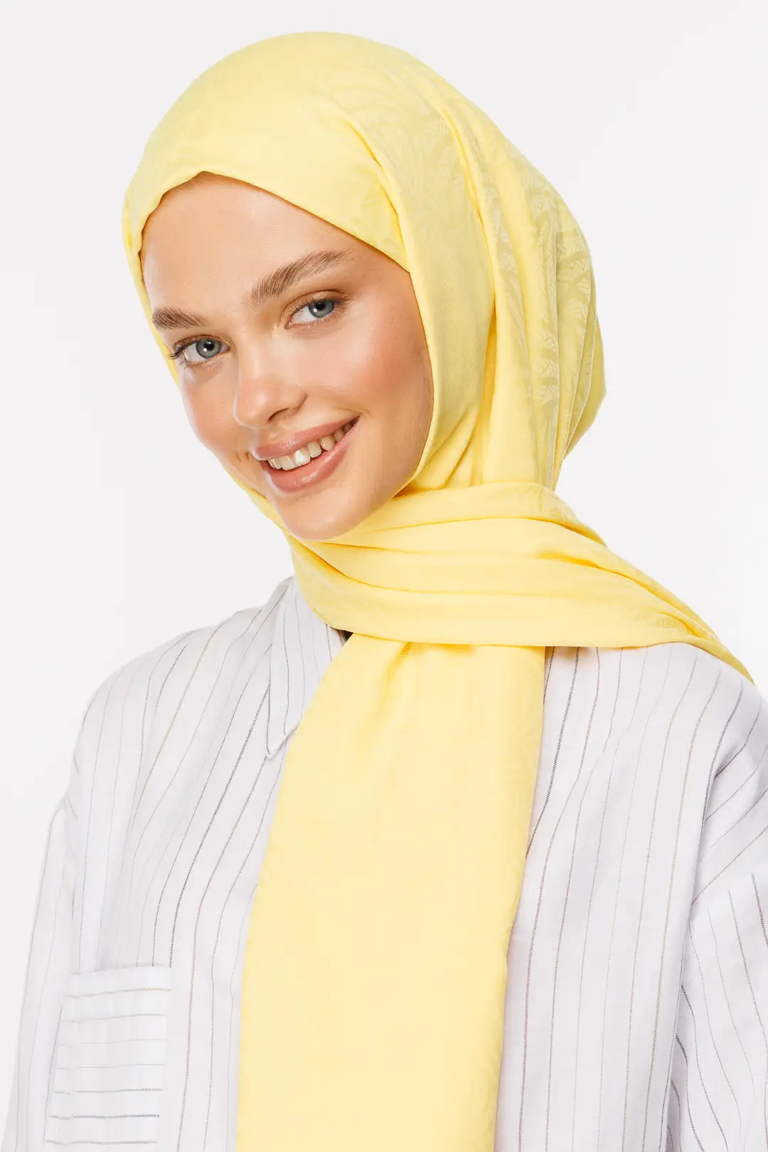 Artemis Pattern Silk Jacquard Hijab | MOONCORN