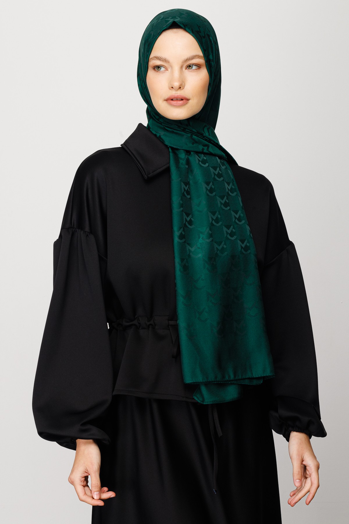 Gemustertes Jacquard Hijab