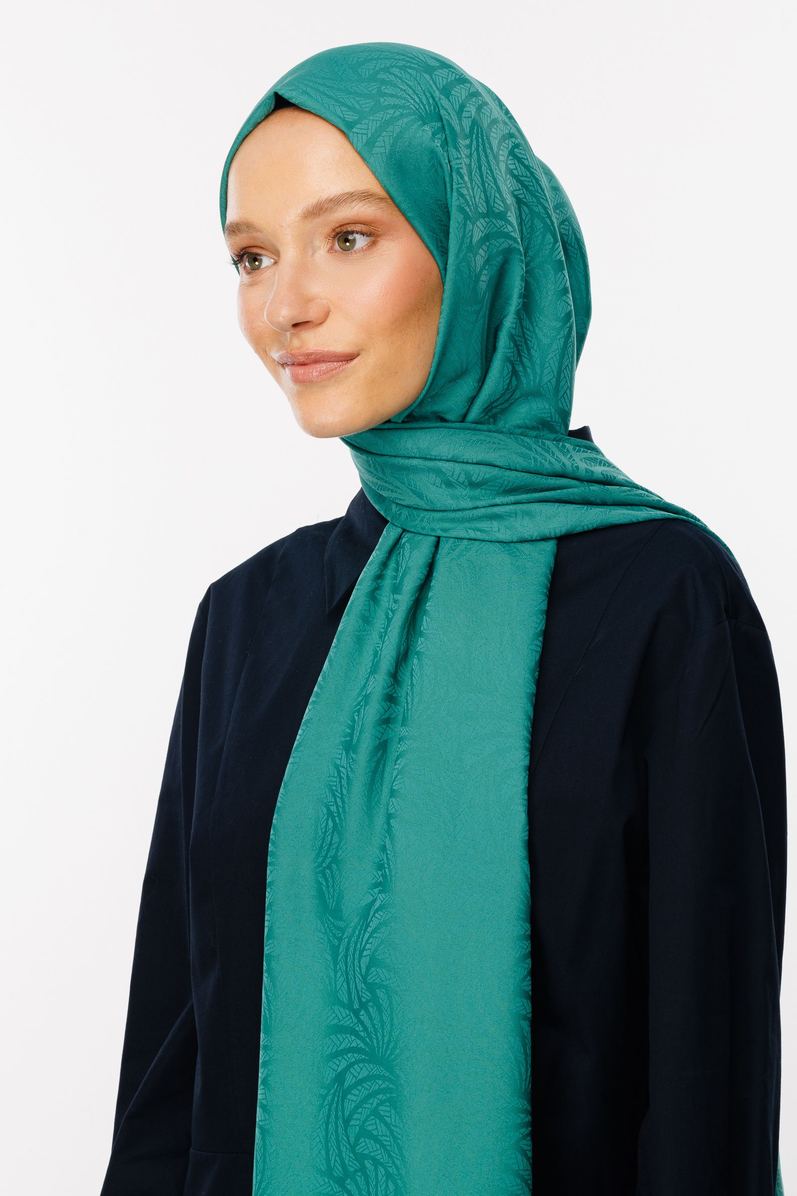 Artemis Pattern Silk Jacquard Hijab