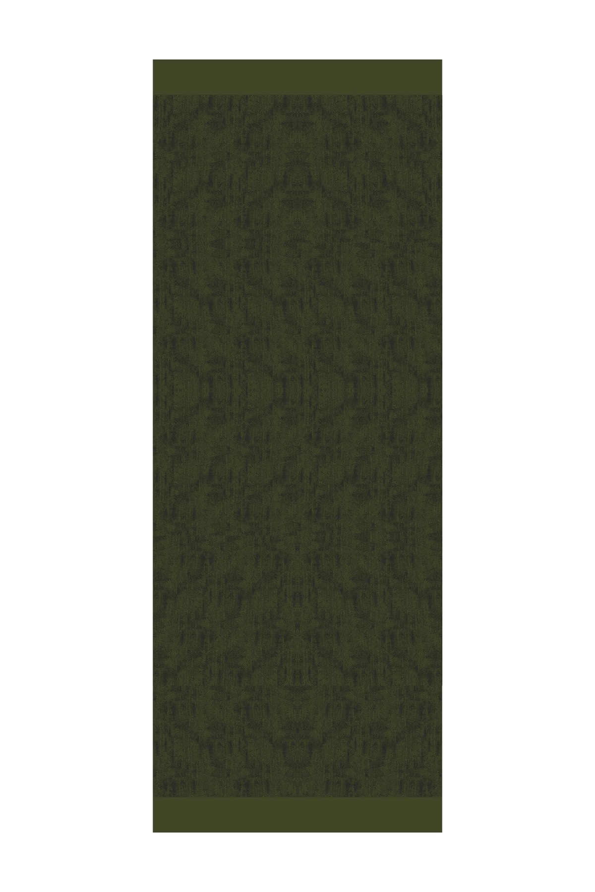 Sahra-Pattern Reversible Shawl - Black-Khaki