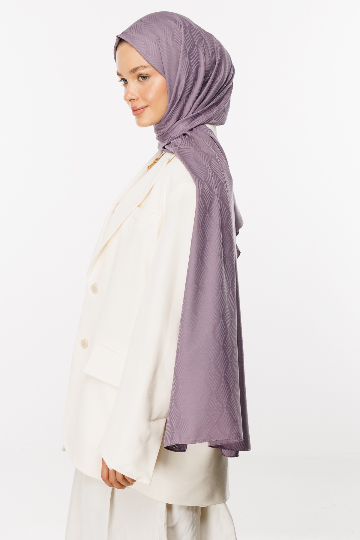 Aura Pattern Silk Jacquard Hijab