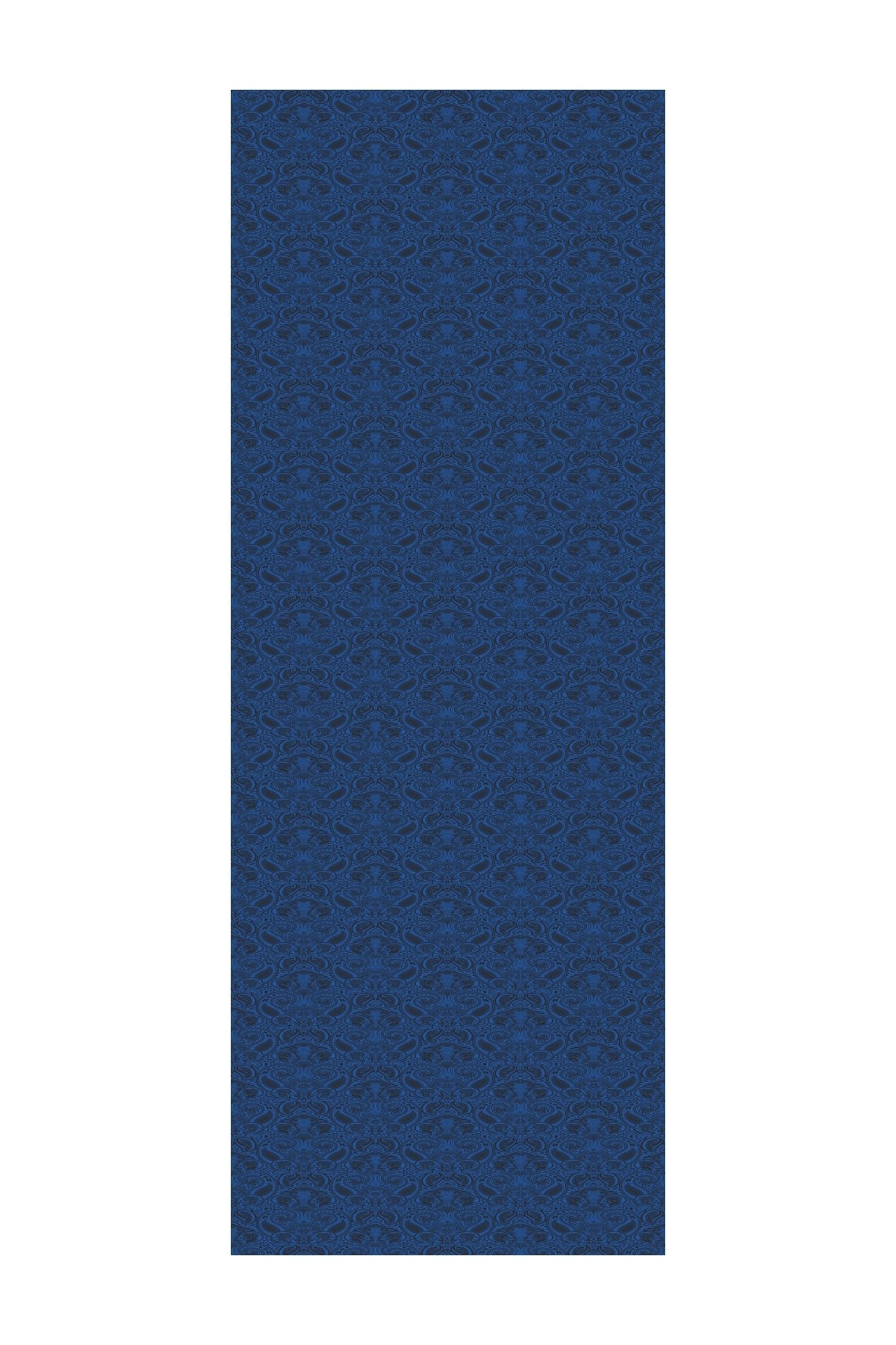 Moren Pattern Shine Line Shawl - Black-Indigo