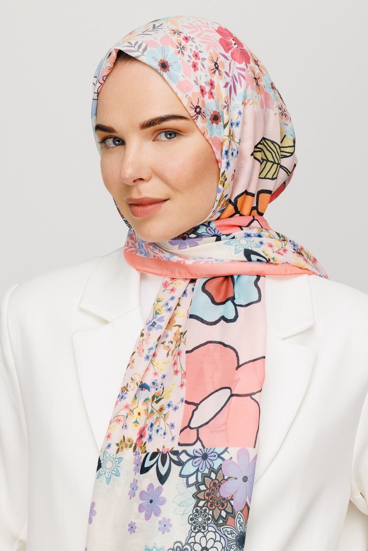 Ethnic Pattern Digital Soft Hijab