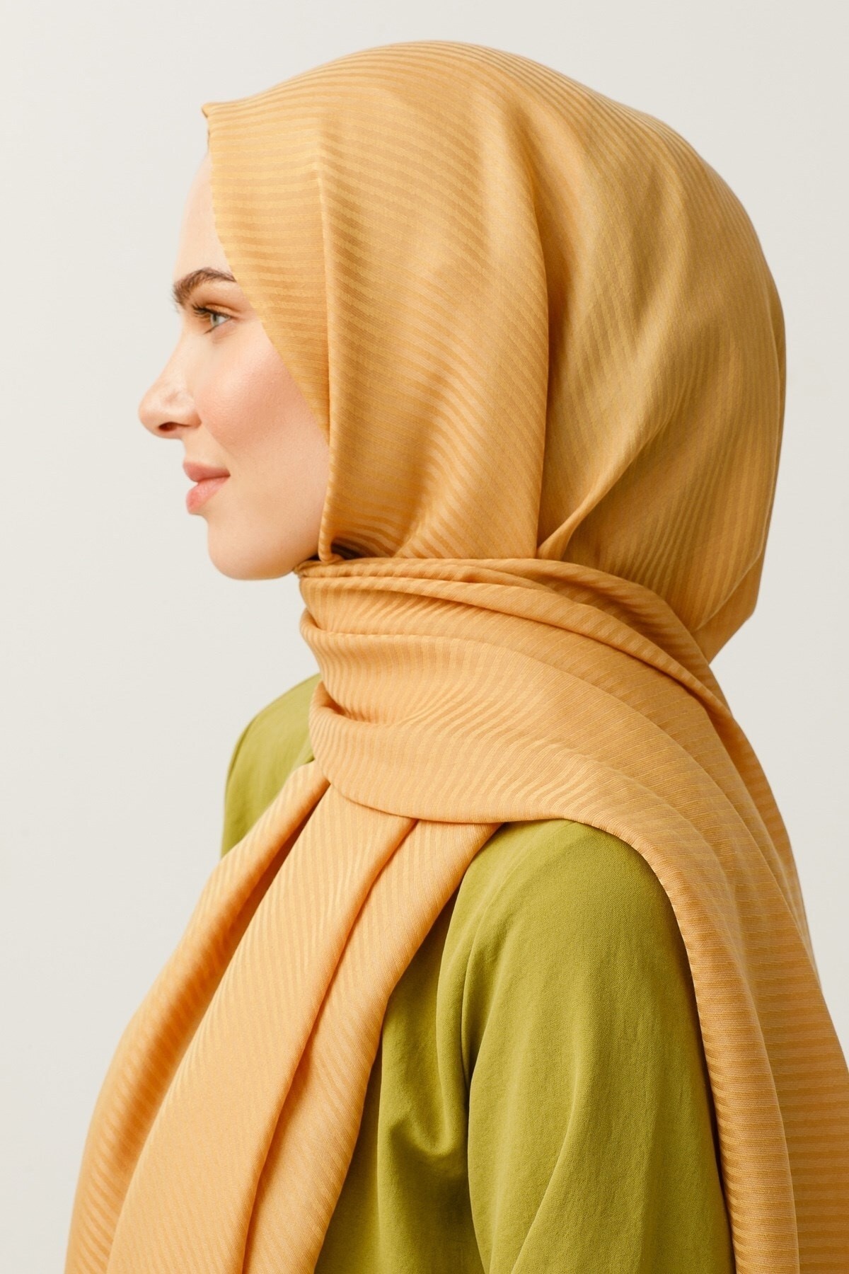 Gemustertes Baumwolle Jacquard Hijab