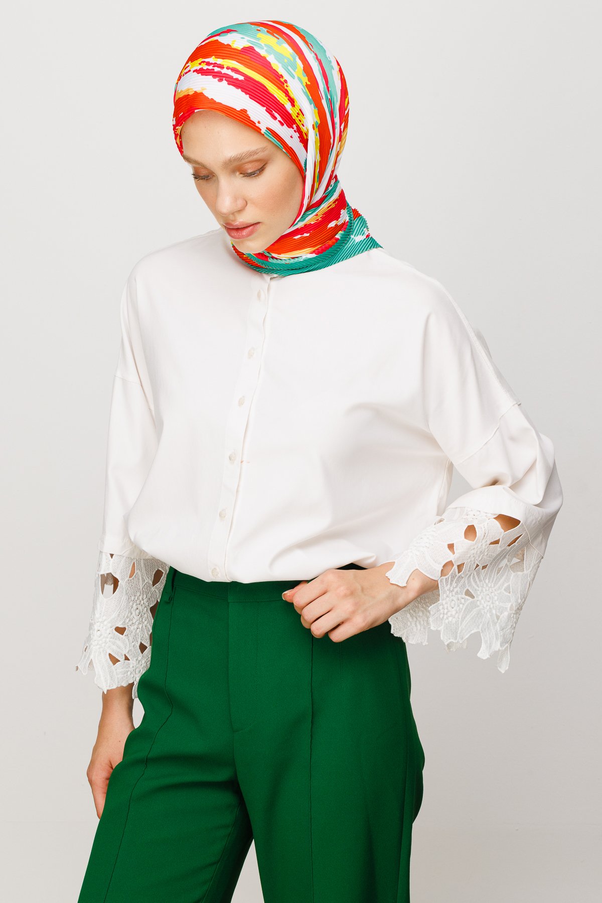 Batik Desen Pilise Eşarp