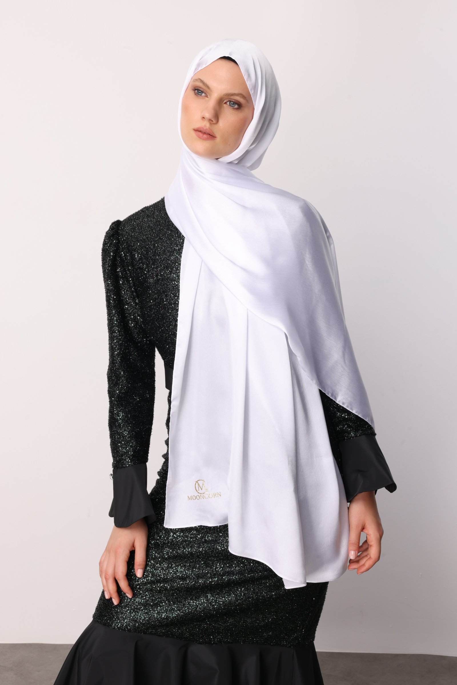 Diamond Aura Şal - Beyaz