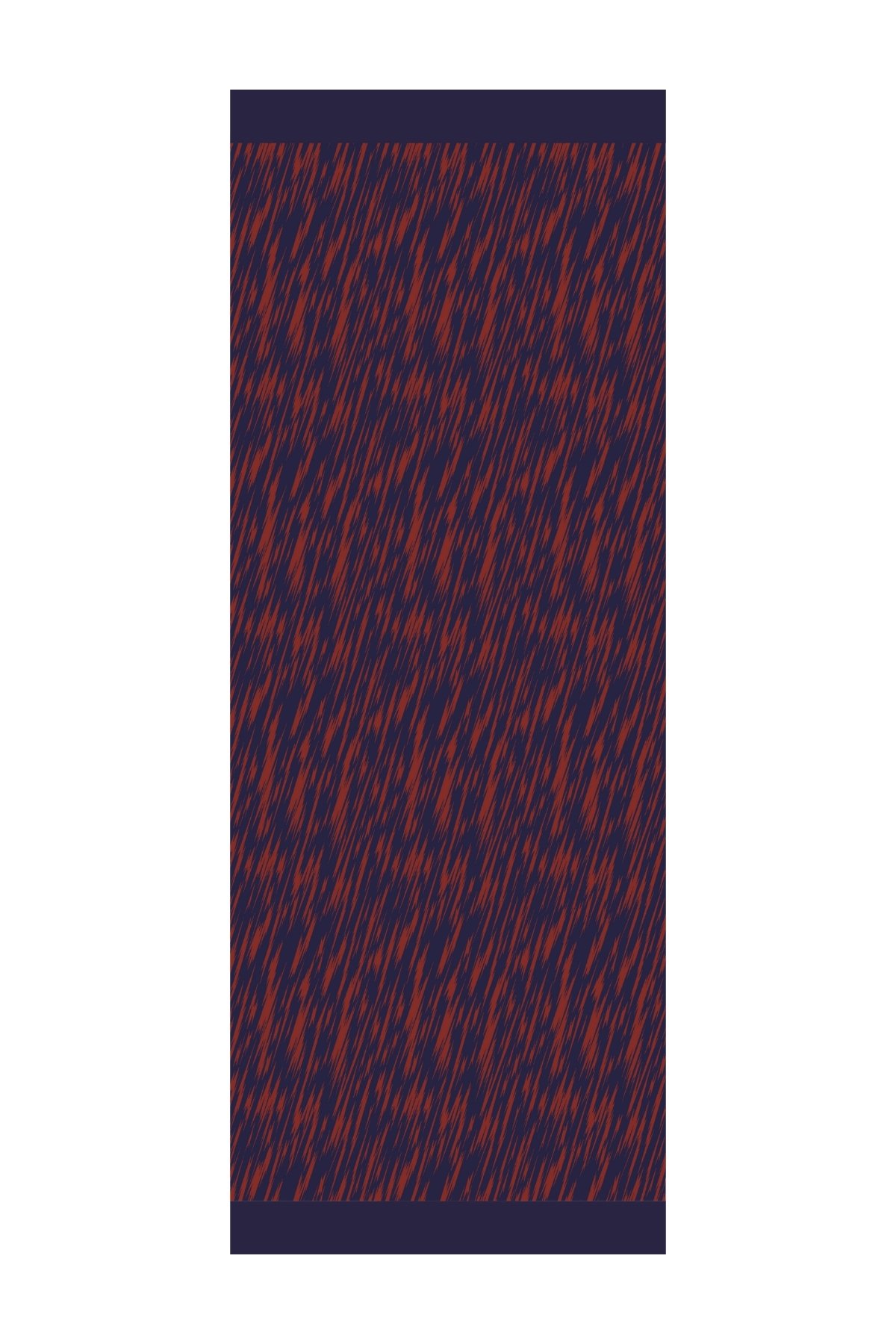 Marrakech Double Sided Shawl - Navy Blue-Onion Skin