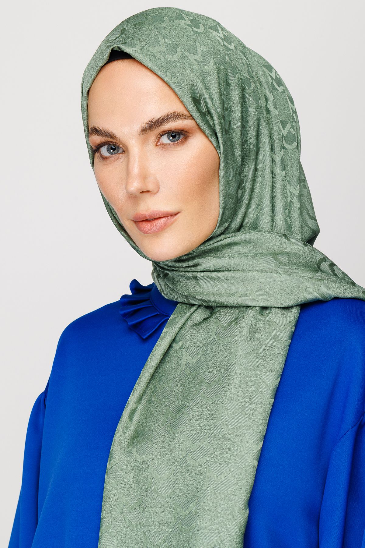 Gemustertes Jacquard Hijab