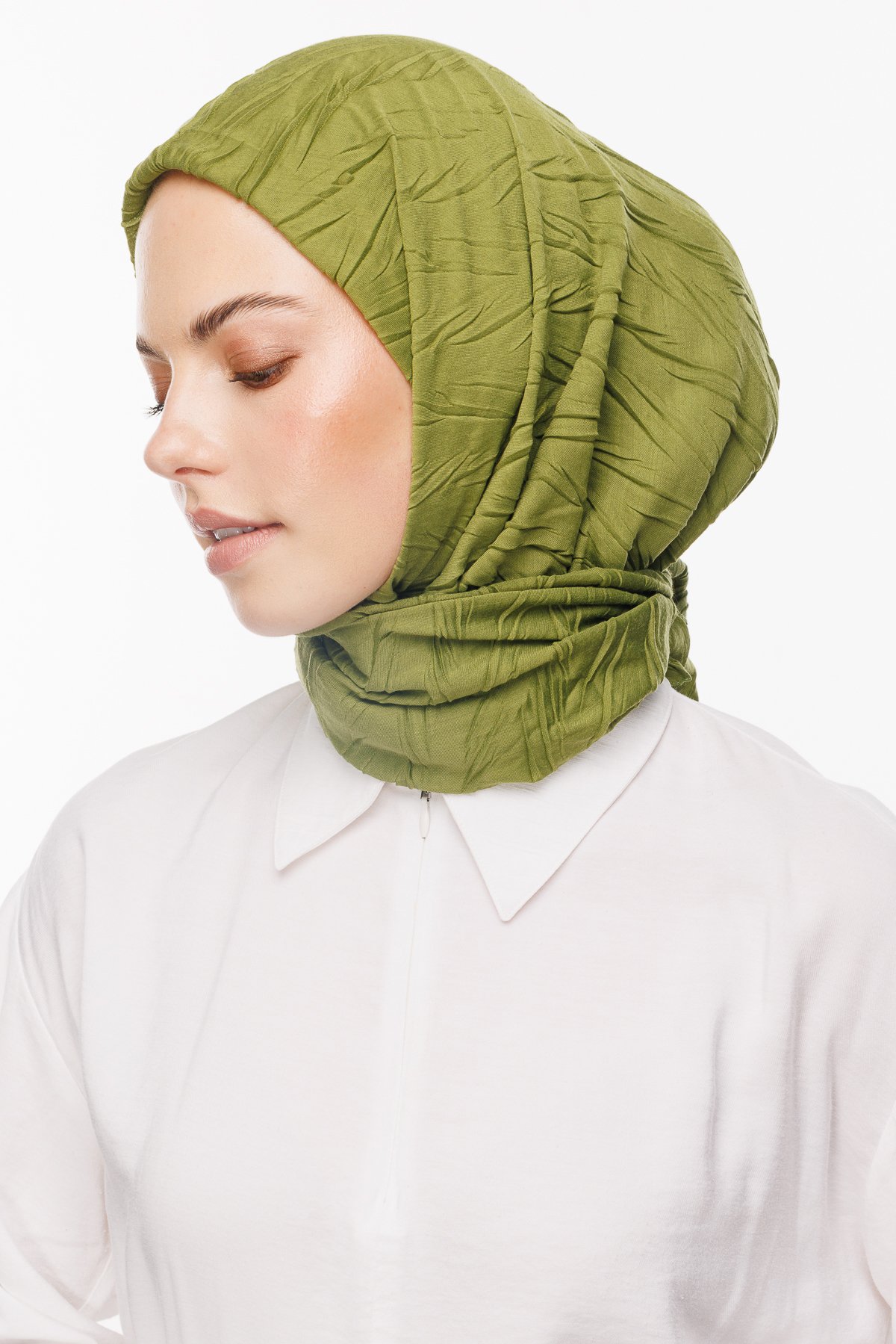 Pleated Bamboo Scarf