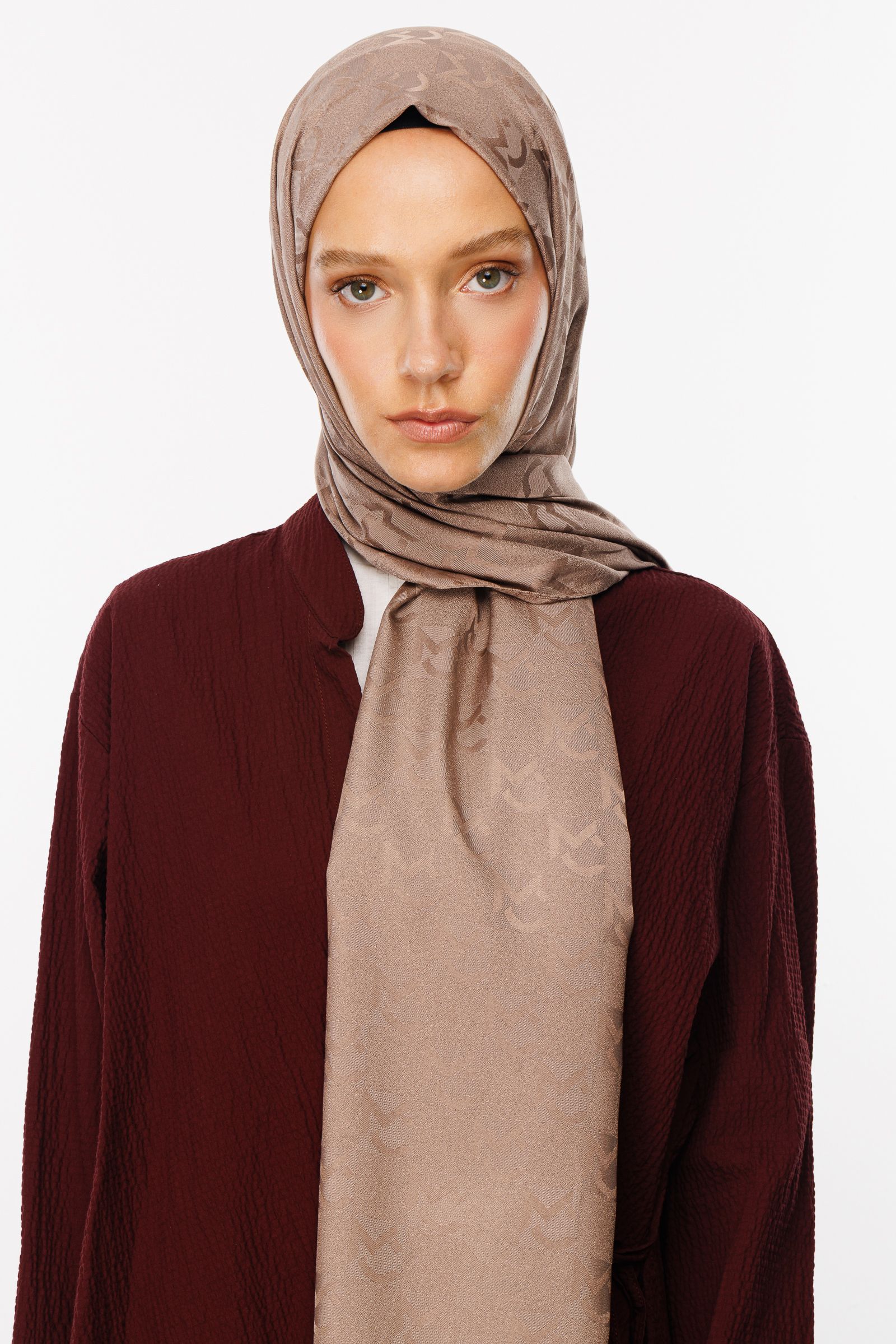 MC Pattern Jacquard Shawl - Canyon