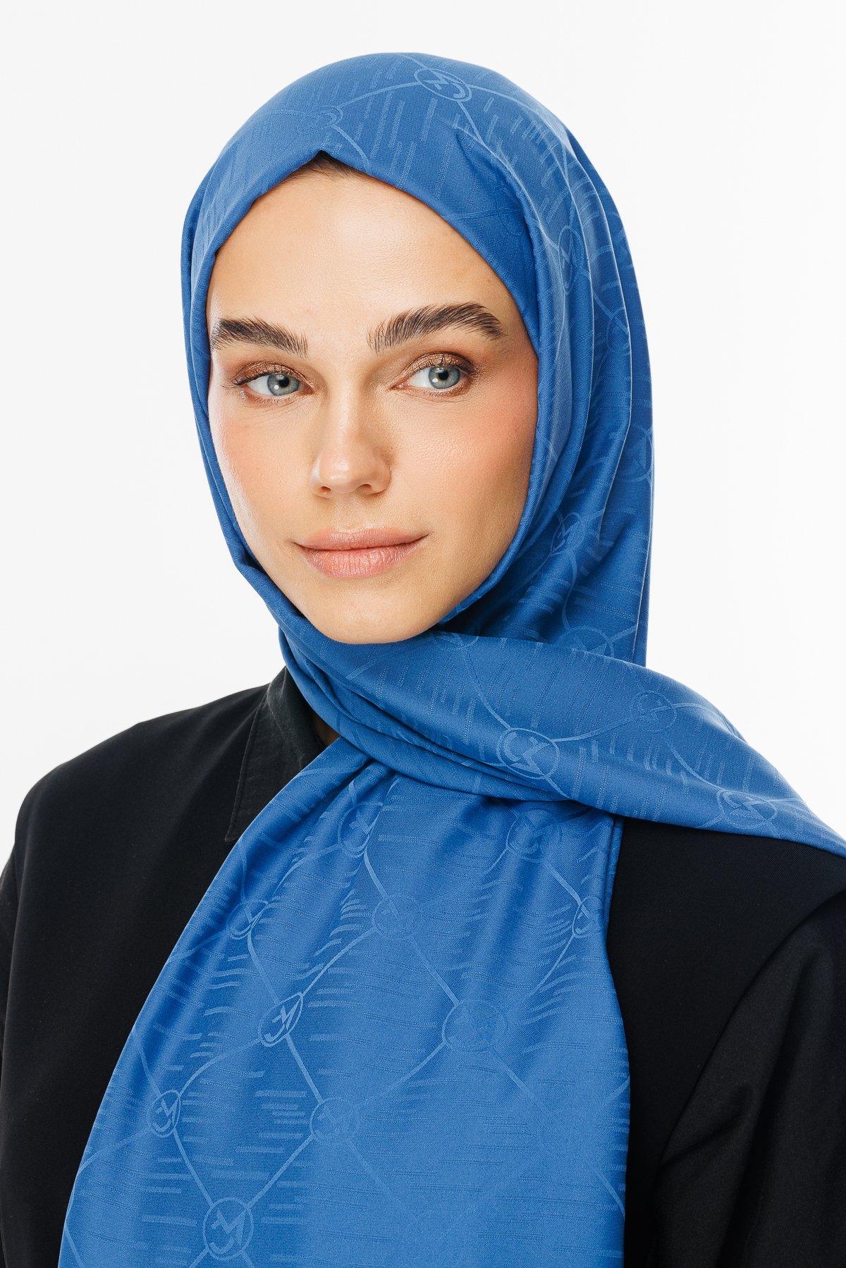 Moon Is Pattern Jacquard Hijab