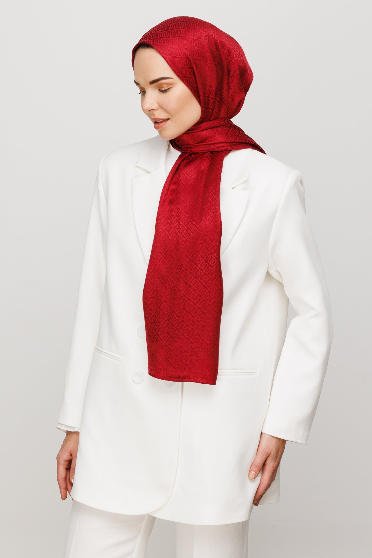 Forever Pattern Shiny Jacquard Hijab