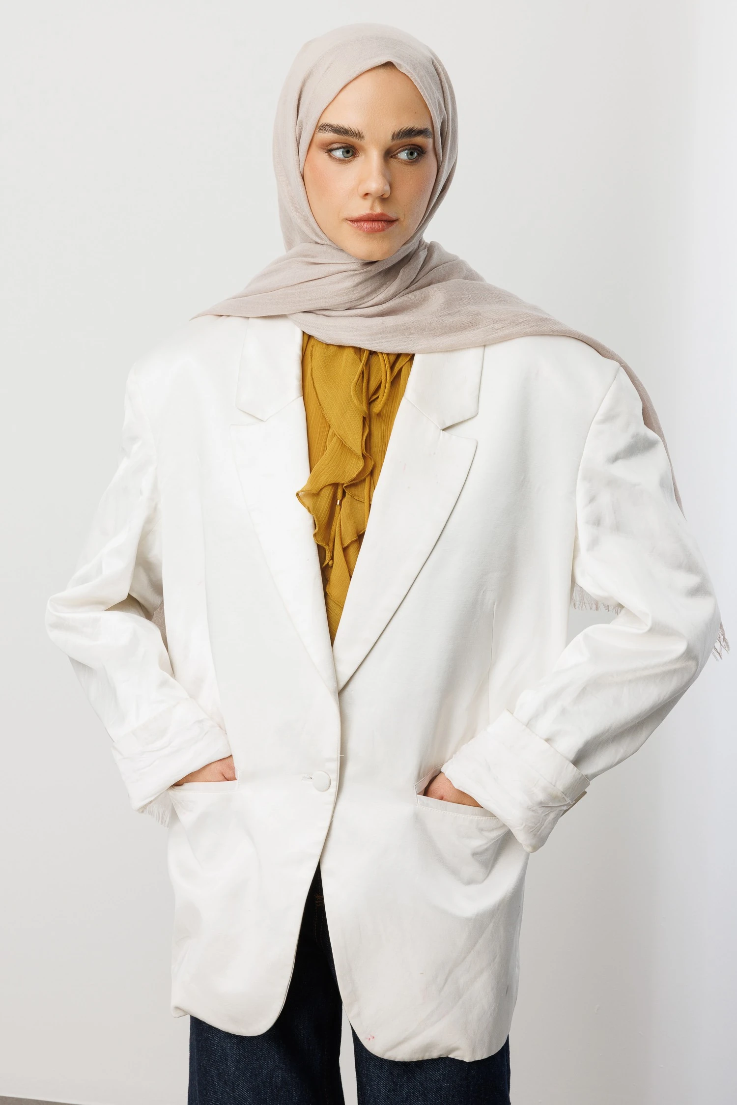 Dubai Shawl - Stone Color