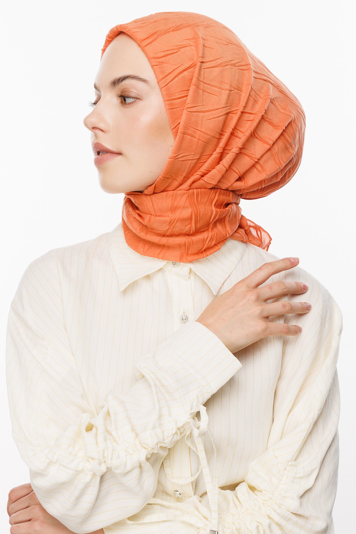 Pleated Bamboo Scarf